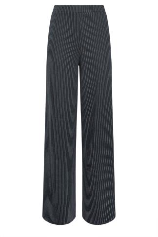 LTS Tall Women's Navy Blue Pinstripe Trousers