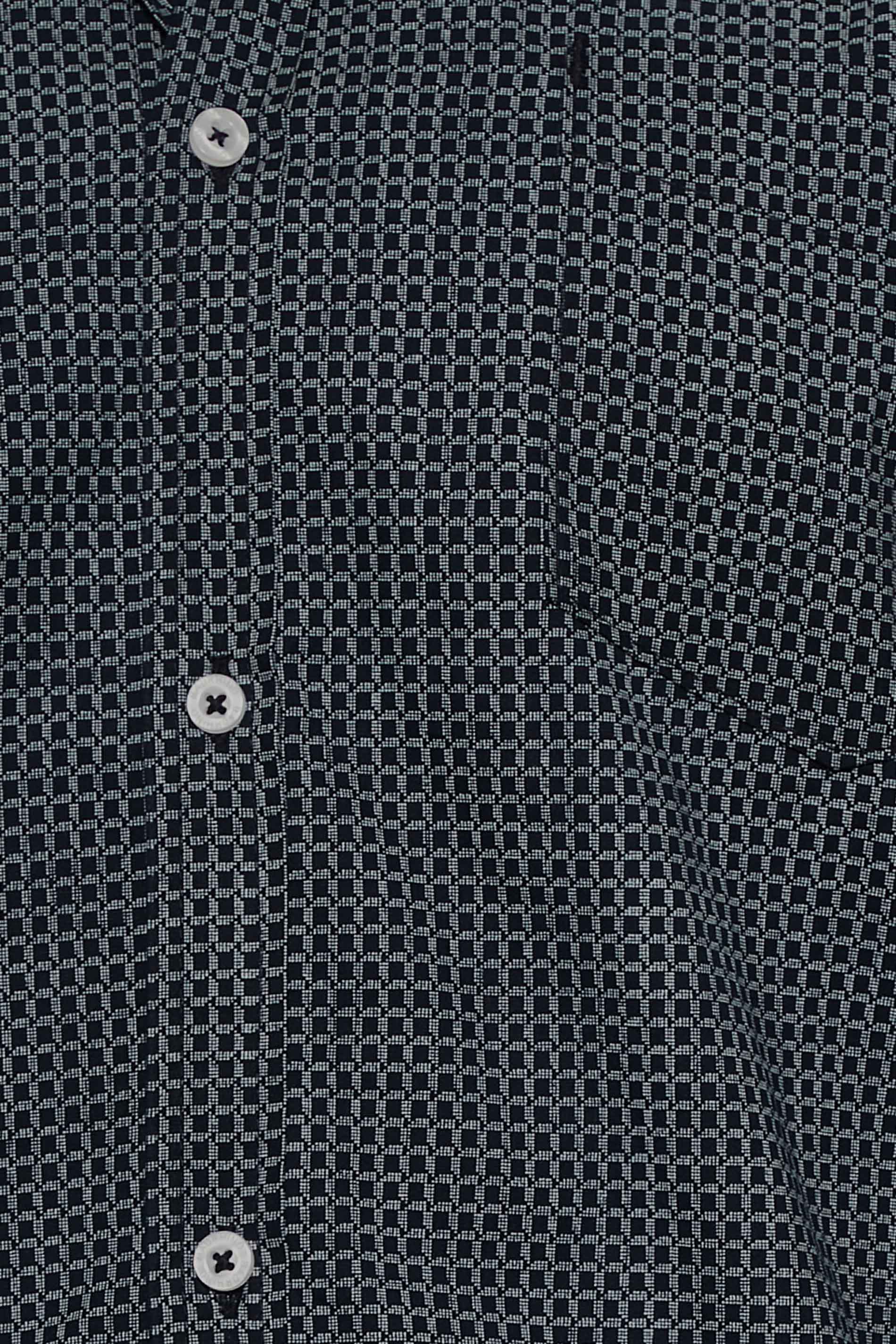 BadRhino Big & Tall Mens Navy Blue & White Cross Print Shirt | BadRhino 2