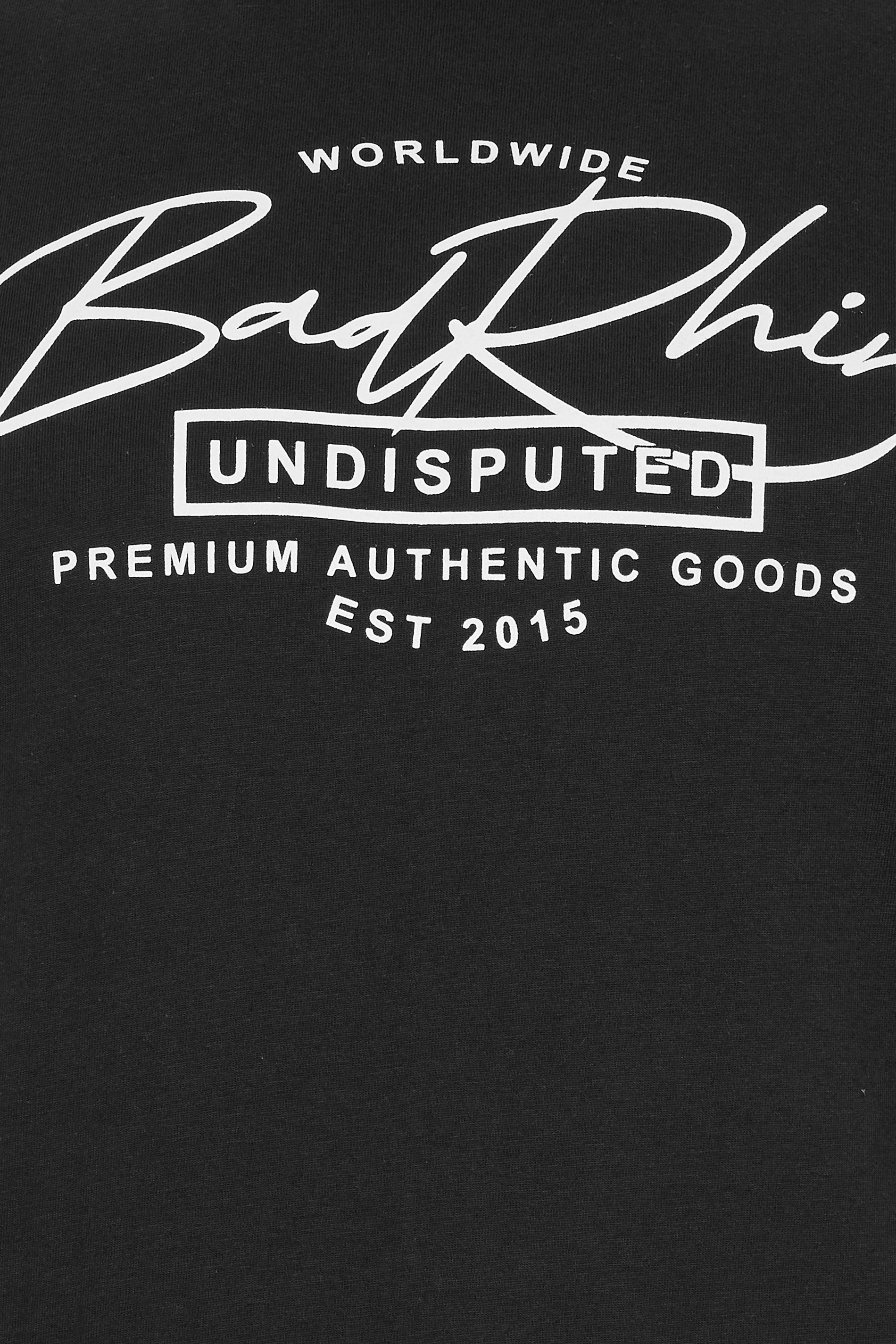 BadRhino Big & Tall Black Script Graphic Print T-Shirt | BadRhino 7