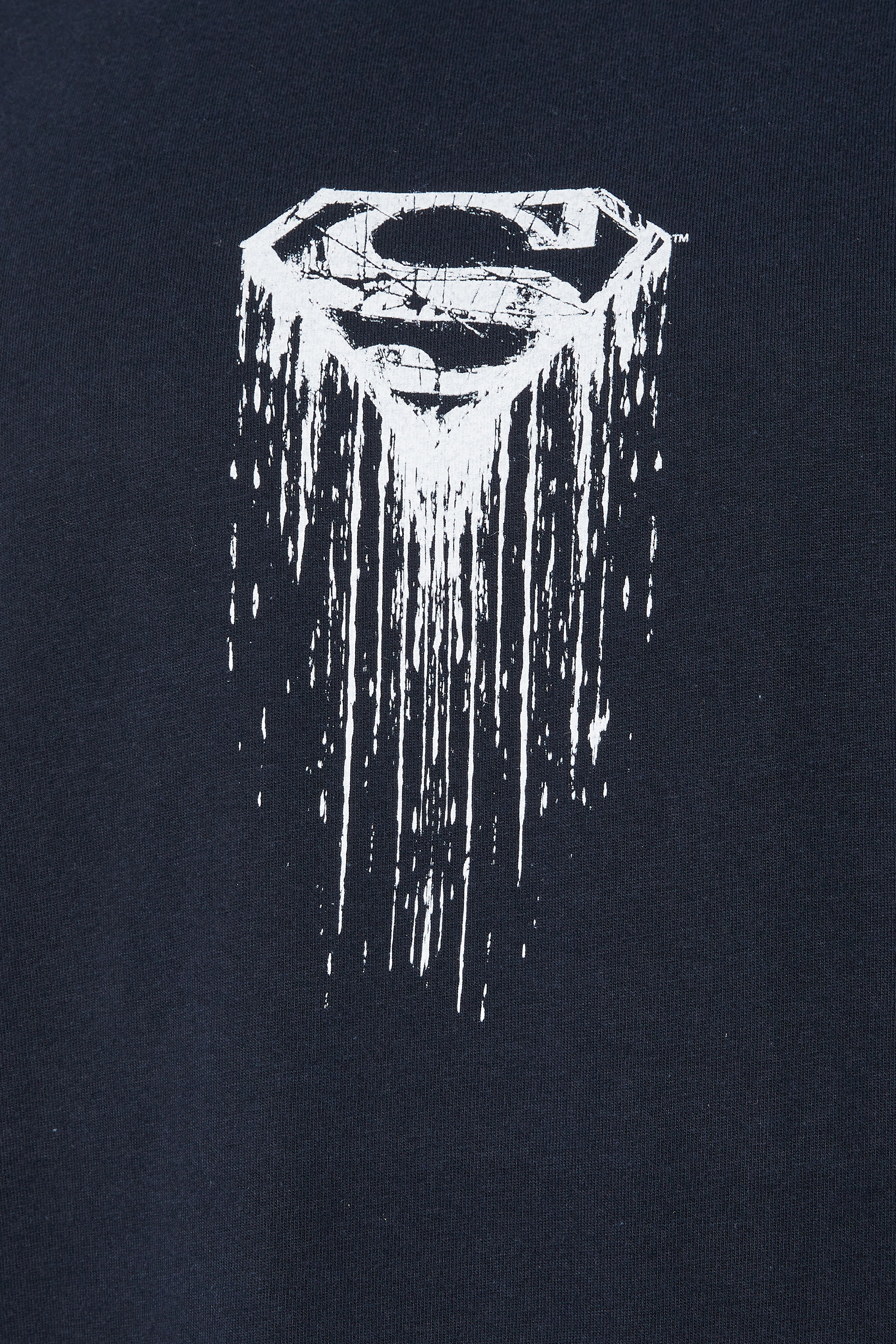 BadRhino Big & Tall Navy Blue Superman Graphic Print T-Shirt | BadRhino 3