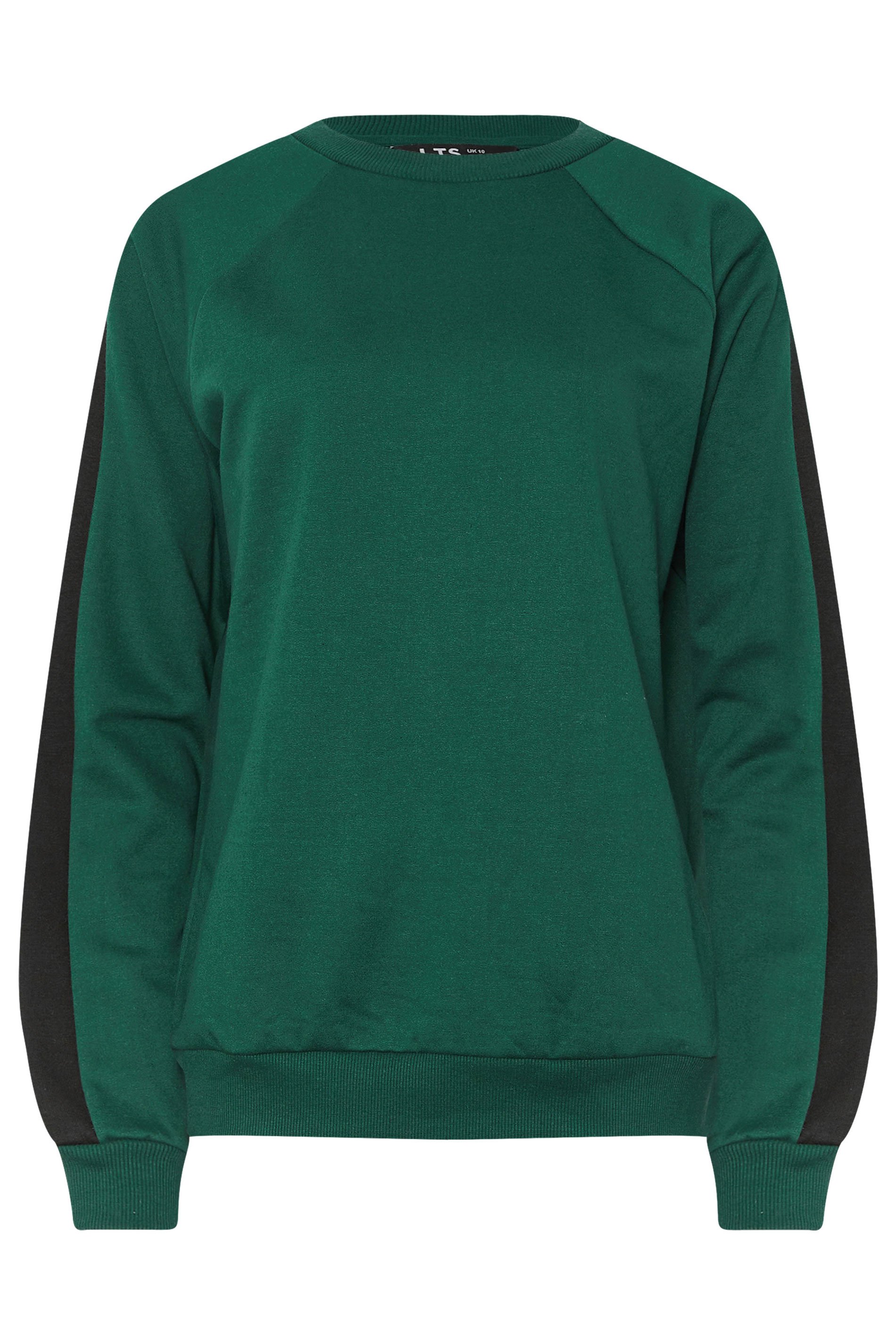 LTS Tall Green Colour Block Sweatshirt | Long Tall Sally 6