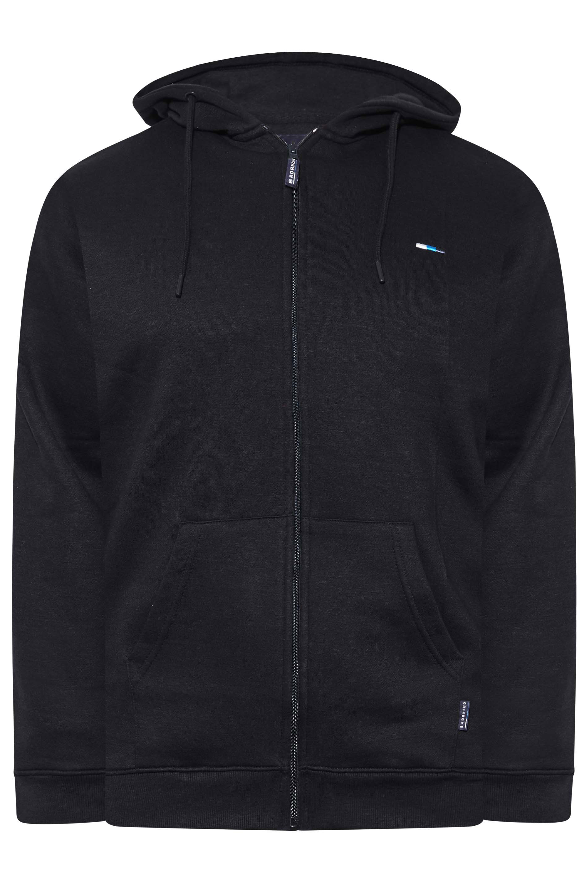 BadRhino Big & Tall 2 PACK Navy Blue Zip Through Hoodies | BadRhino 6