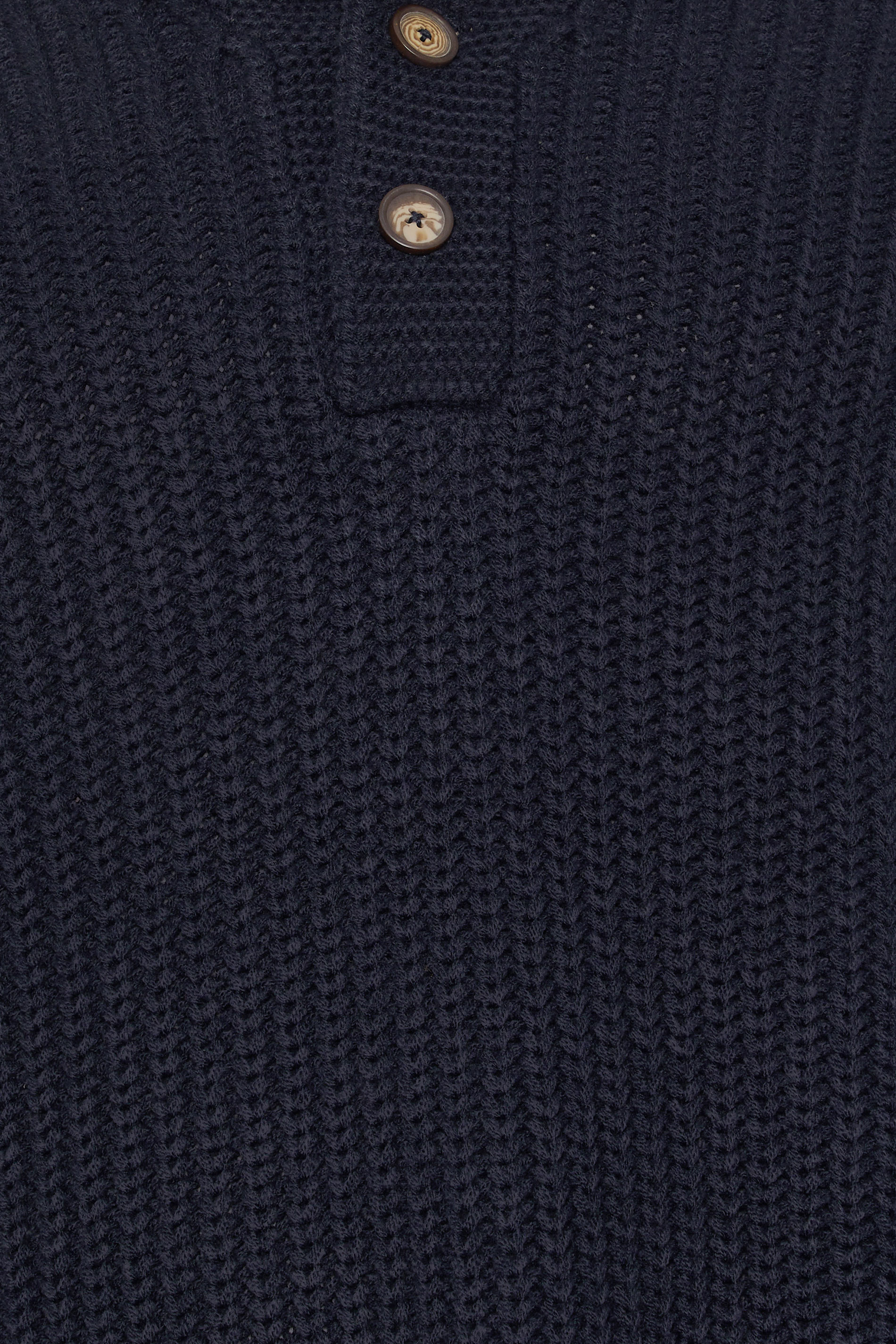BadRhino Big & Tall Navy Blue Shawl Jumper | BadRhino 3