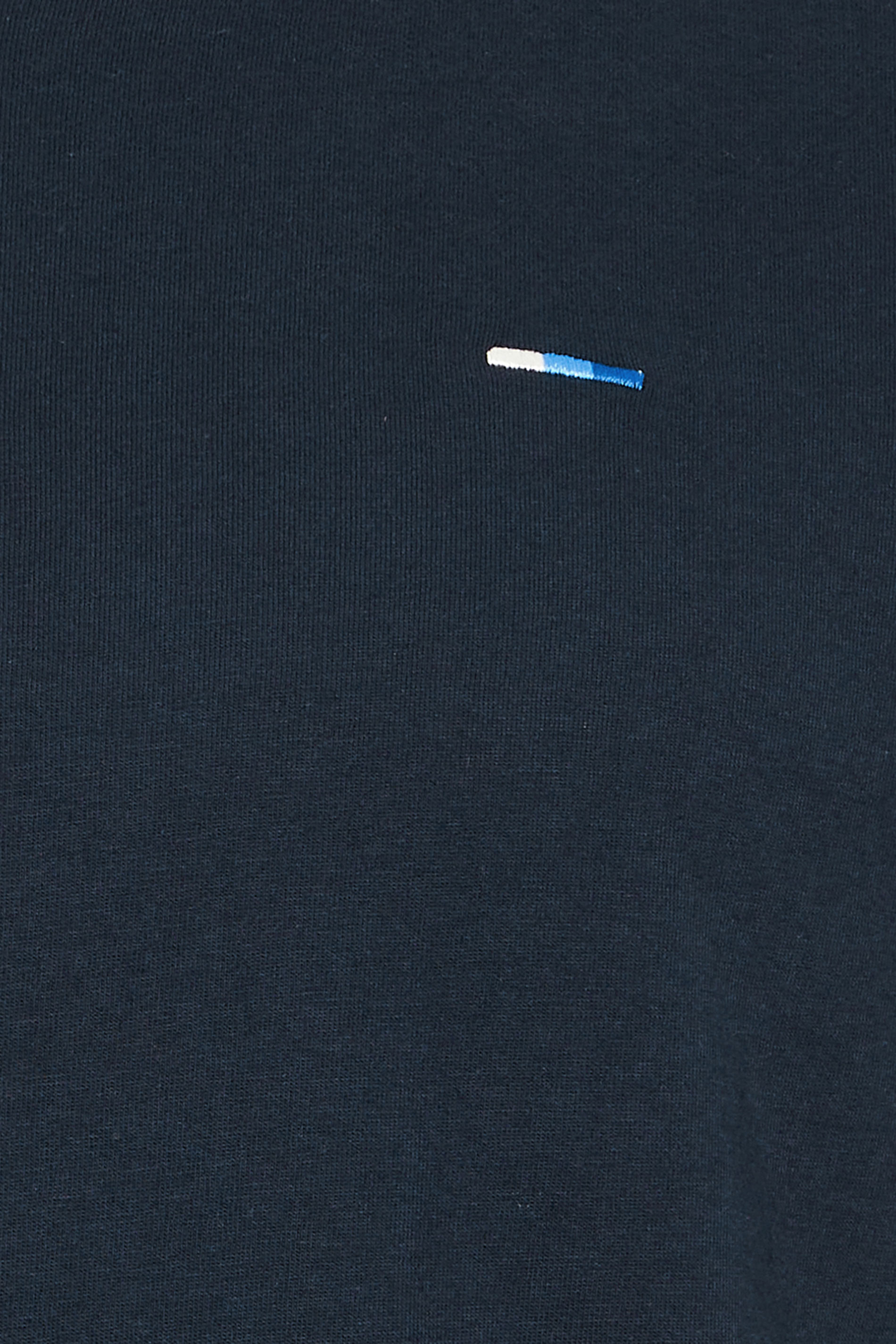 BadRhino Big & Tall Navy Blue V-Neck T-Shirt 7