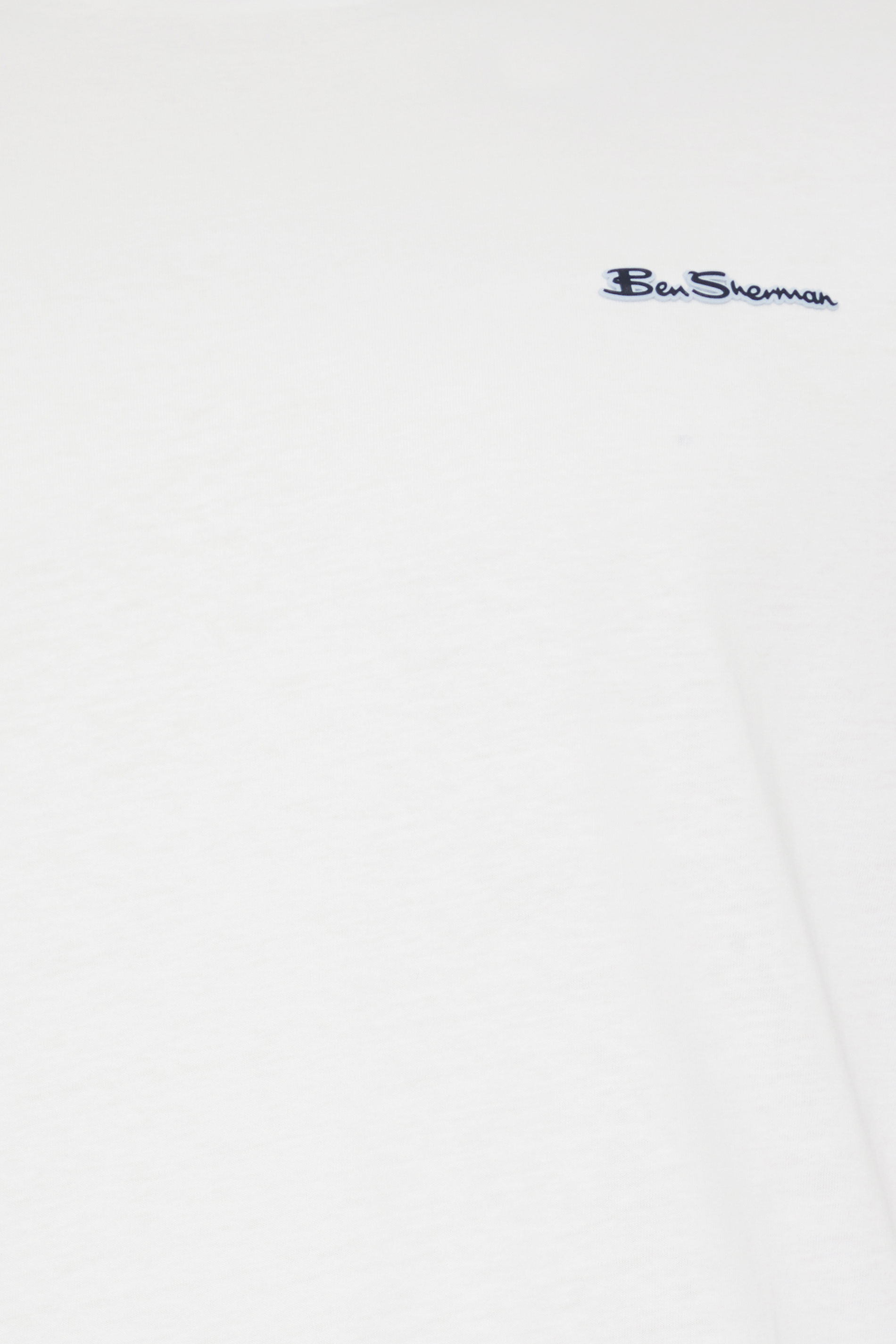 BEN SHERMAN Big & Tall White Signature T-Shirt | BadRhino 2