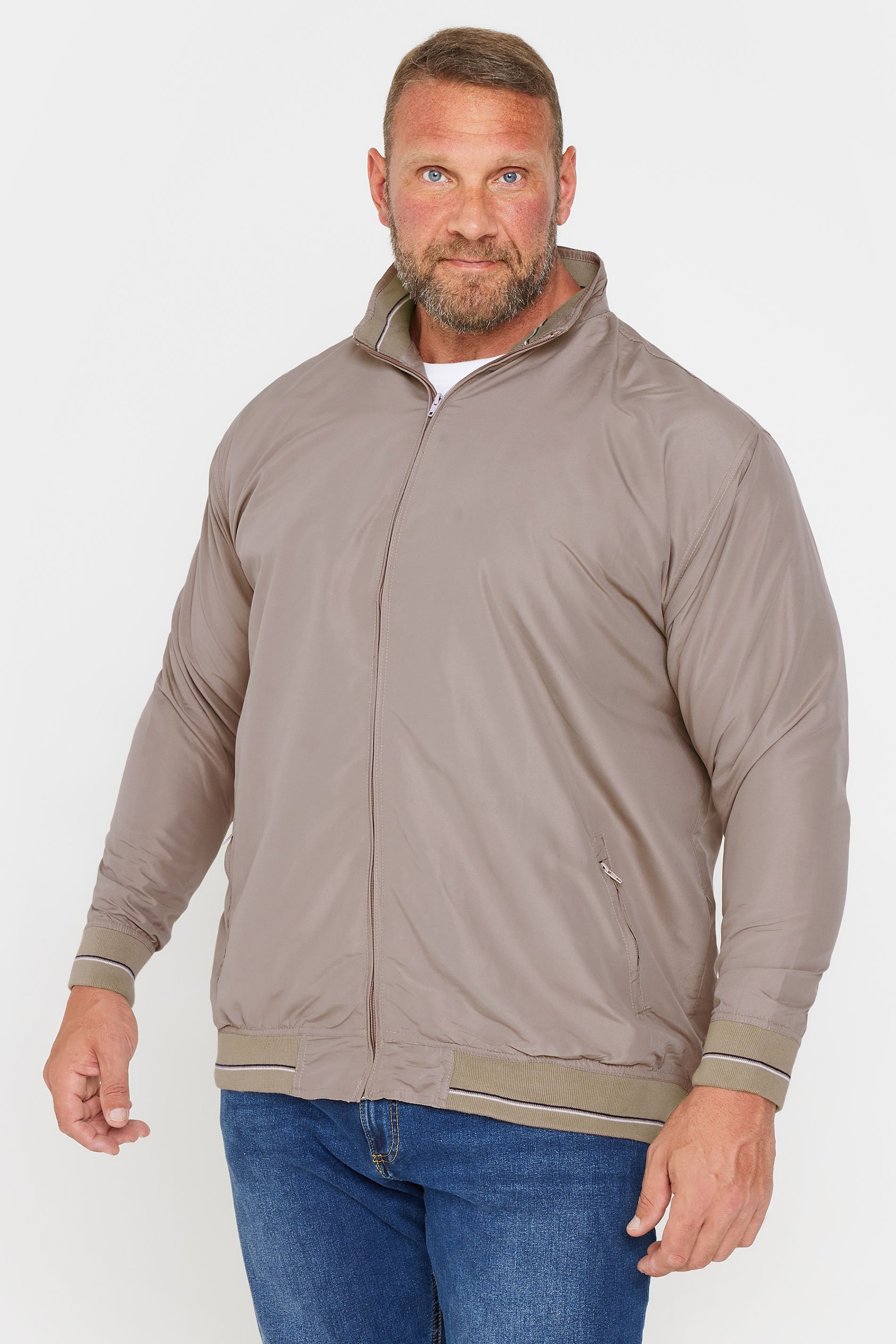 KAM Taupe Casual Jacket | BadRhino 1