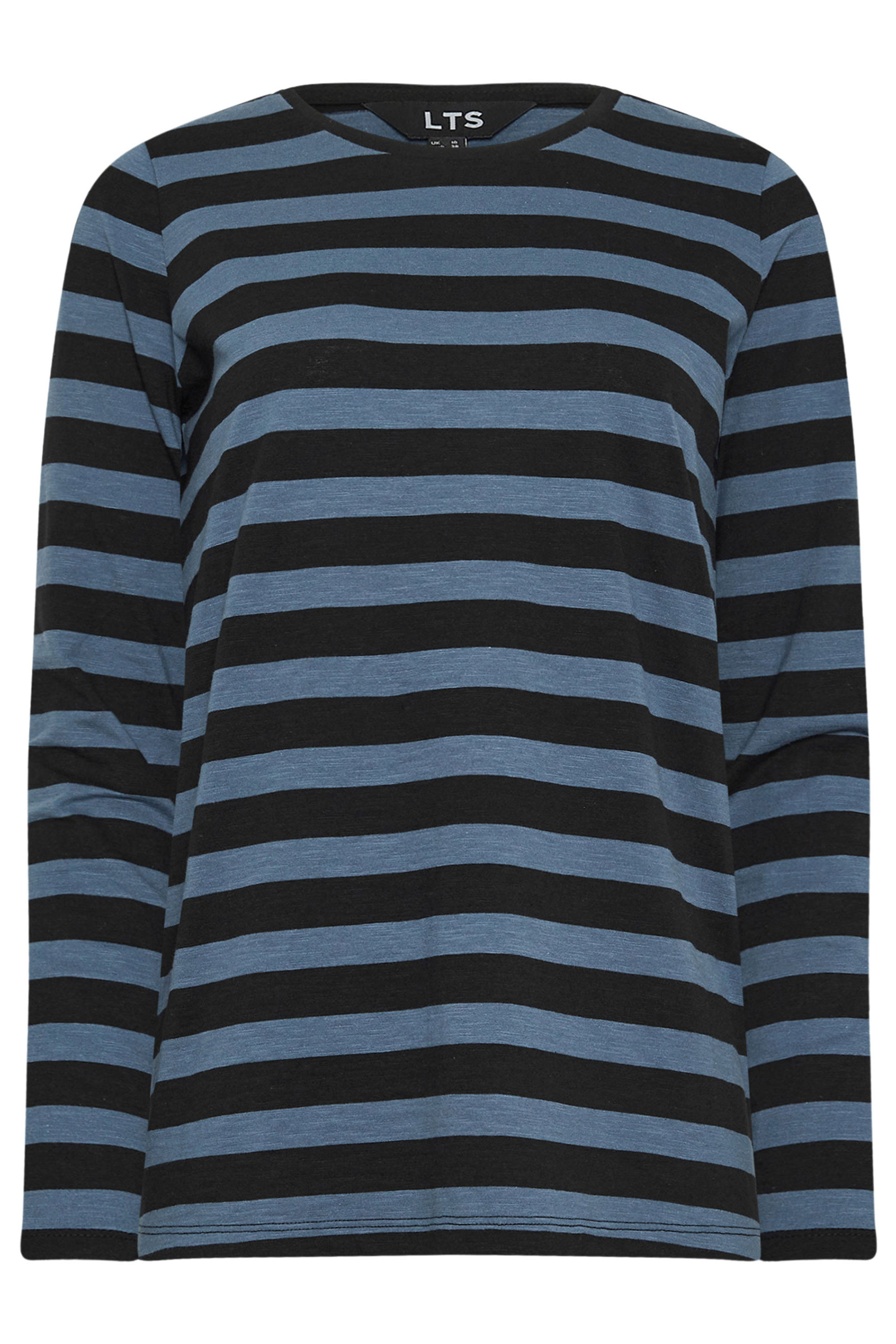 LTS Tall Women's 2 Pack Purple & Blue Stripe Long Sleeve T-Shirts | Long Tall Sally 9