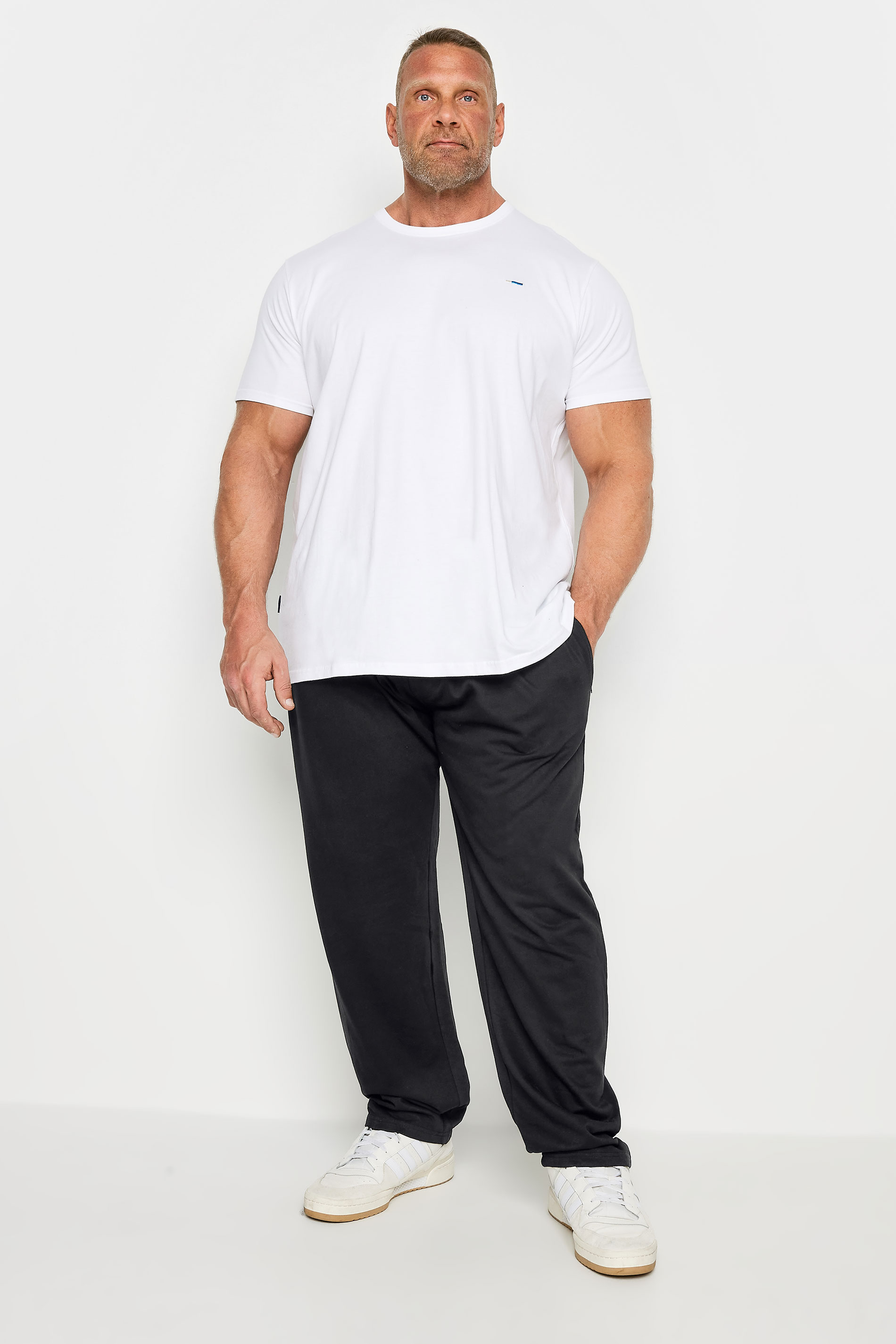 D555 Big & Tall Black 'Rory' Fleece Jogger | BadRhino 2