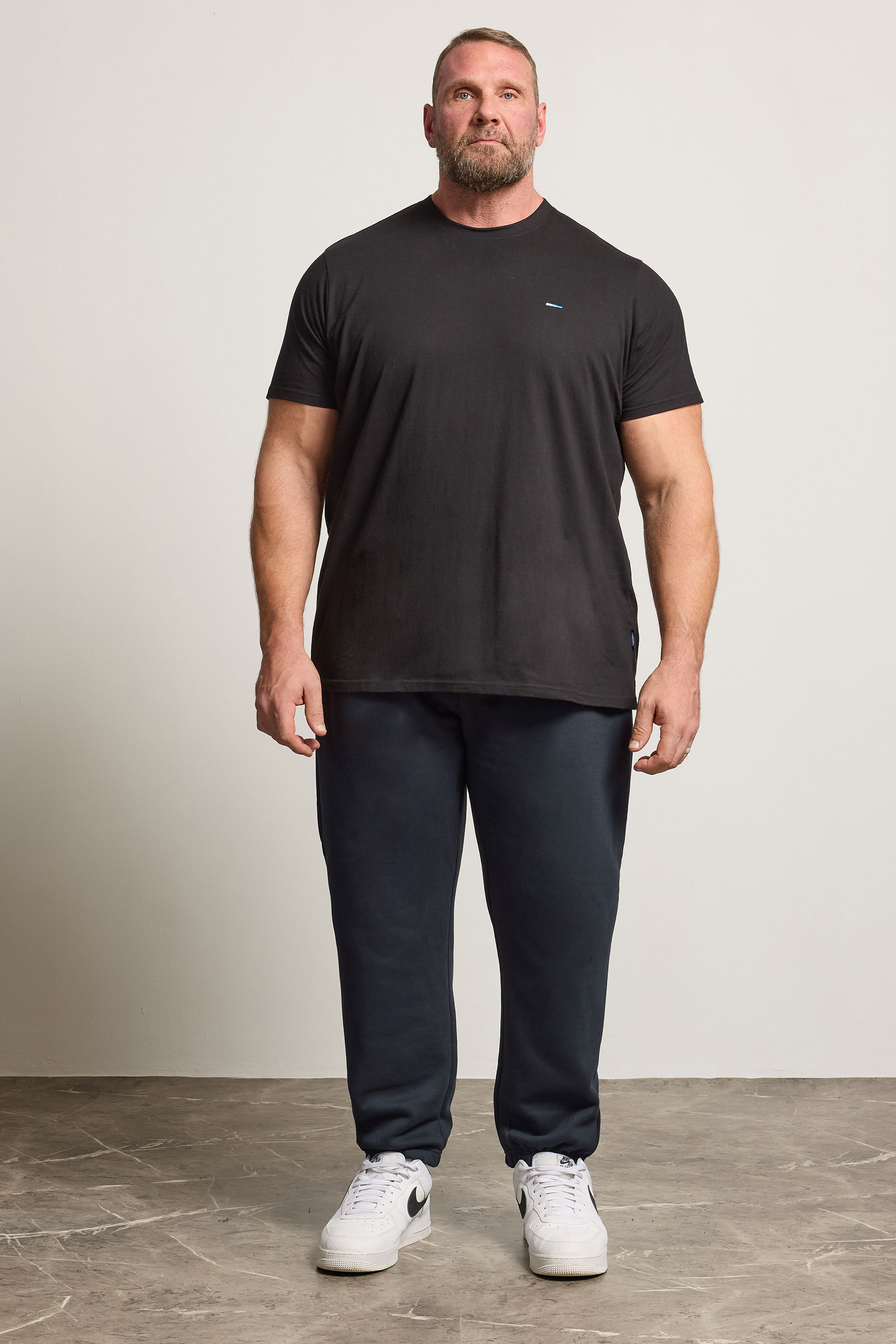 BadRhino Big & Tall Navy Blue Premium Cuffed Joggers | BadRhino 2