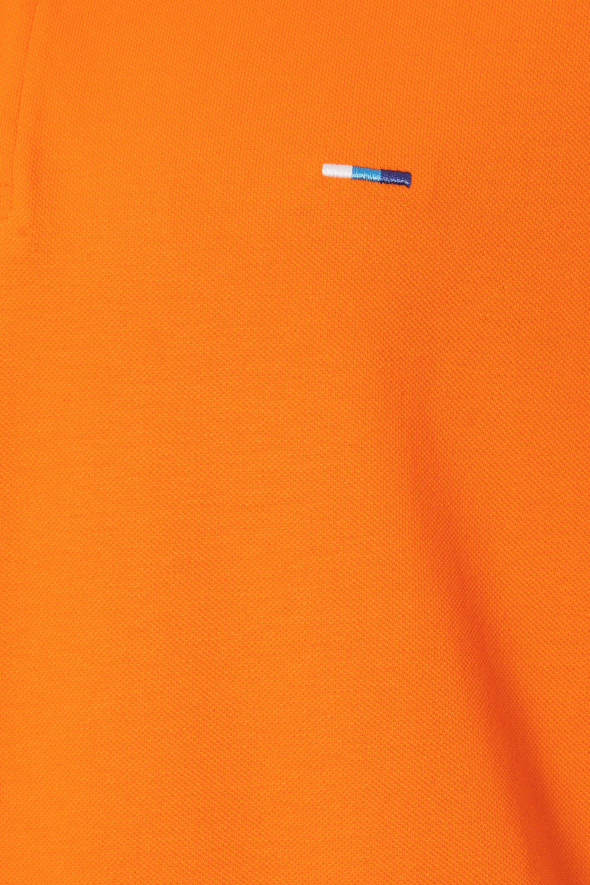 BadRhino Big & Tall Orange & White Tipped Polo Shirt | BadRhino 7