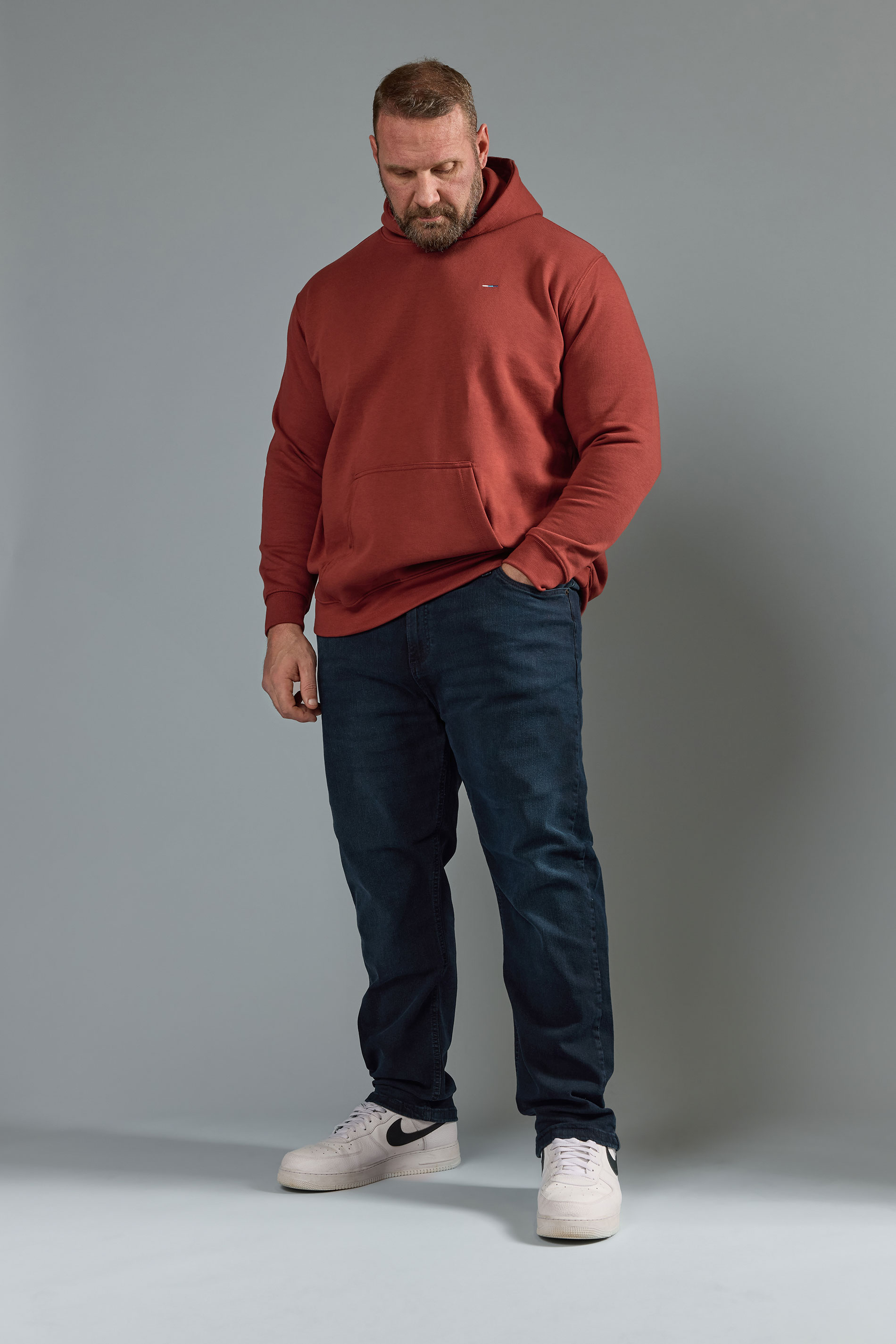 BadRhino Big & Tall Burnt Red Hoodie | BadRhino 3