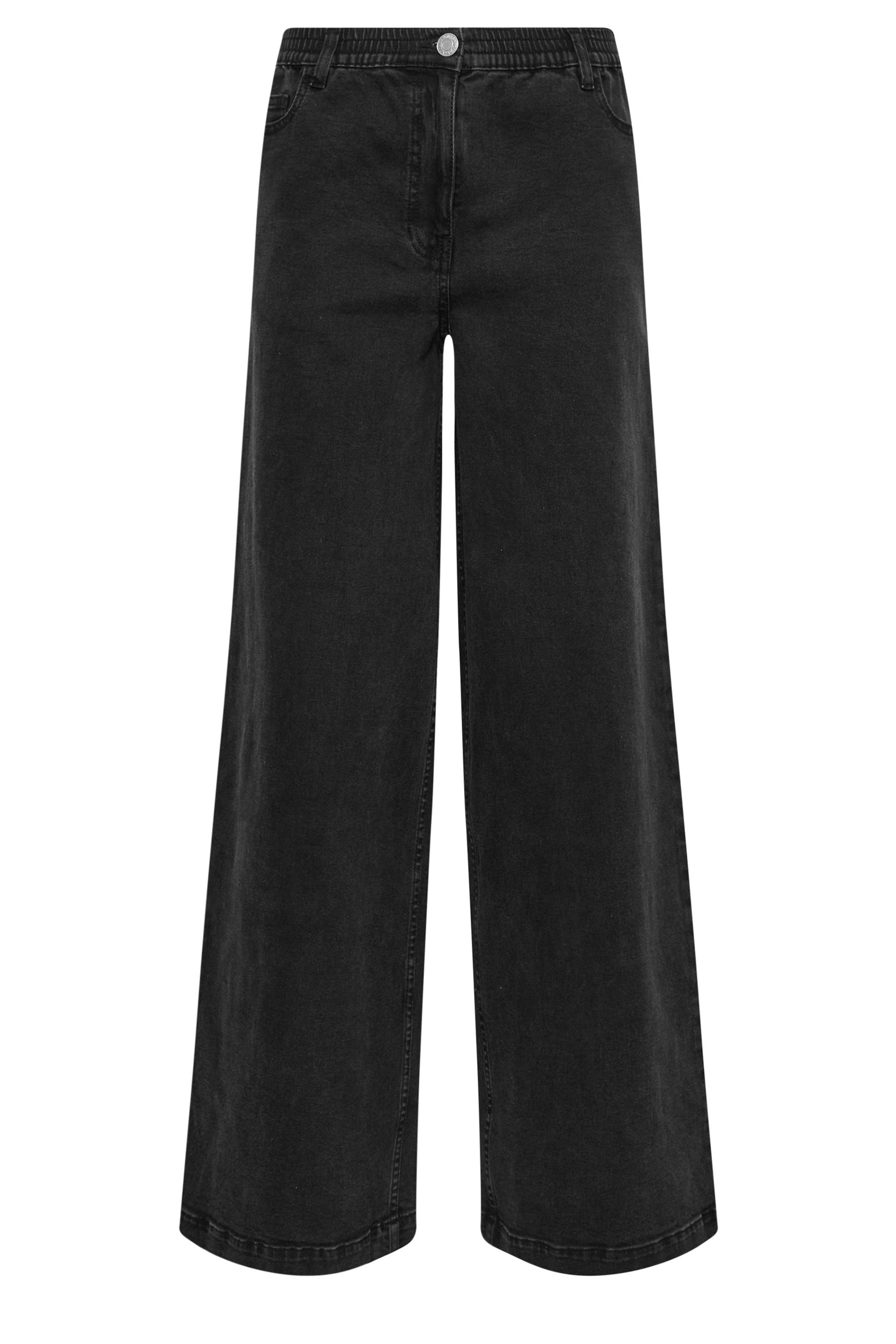 LTS Tall Black Slouch Jeans | Long Tall Sally 7