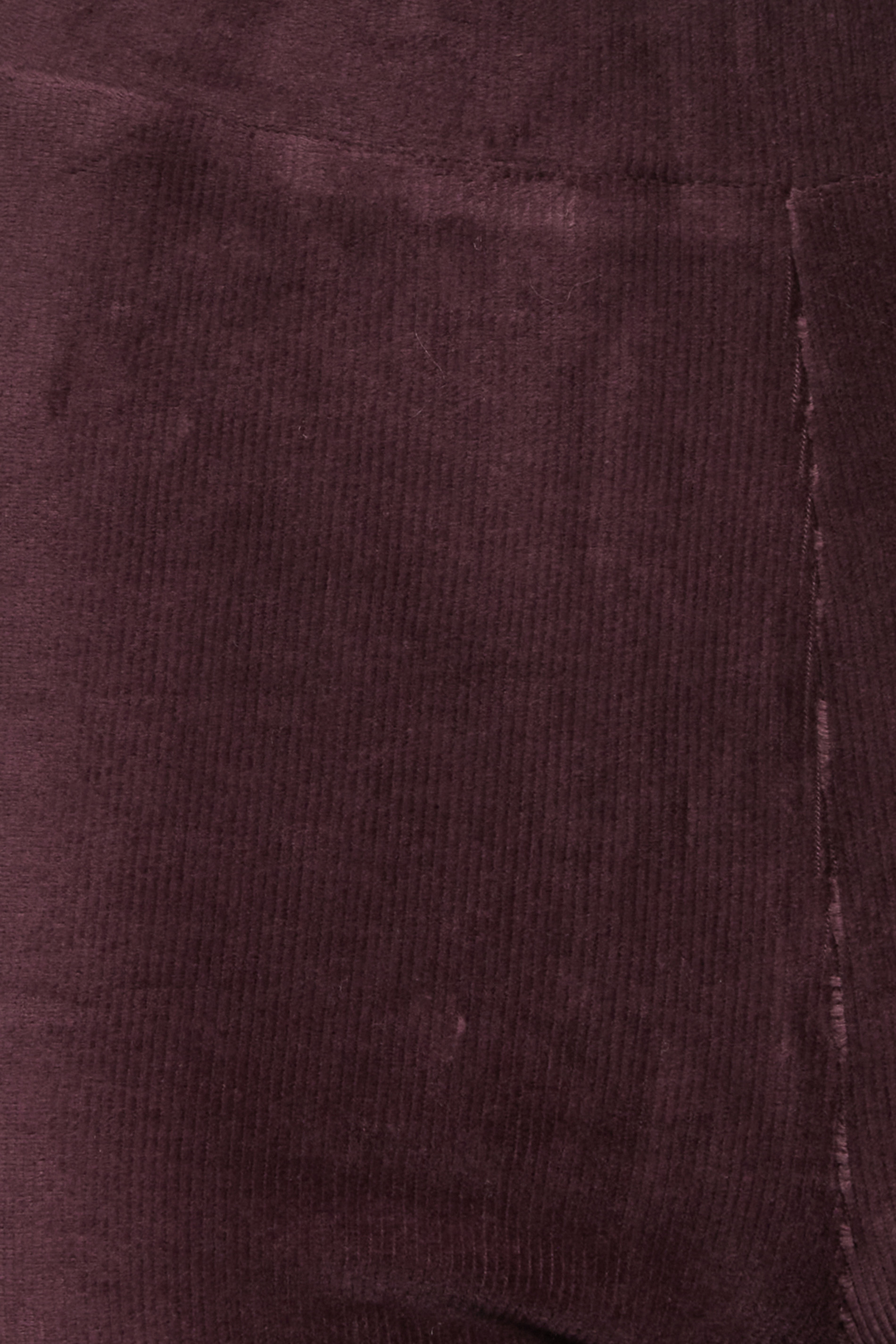 M&Co Burgundy Red Cord Stretch Leggings | M&Co 3