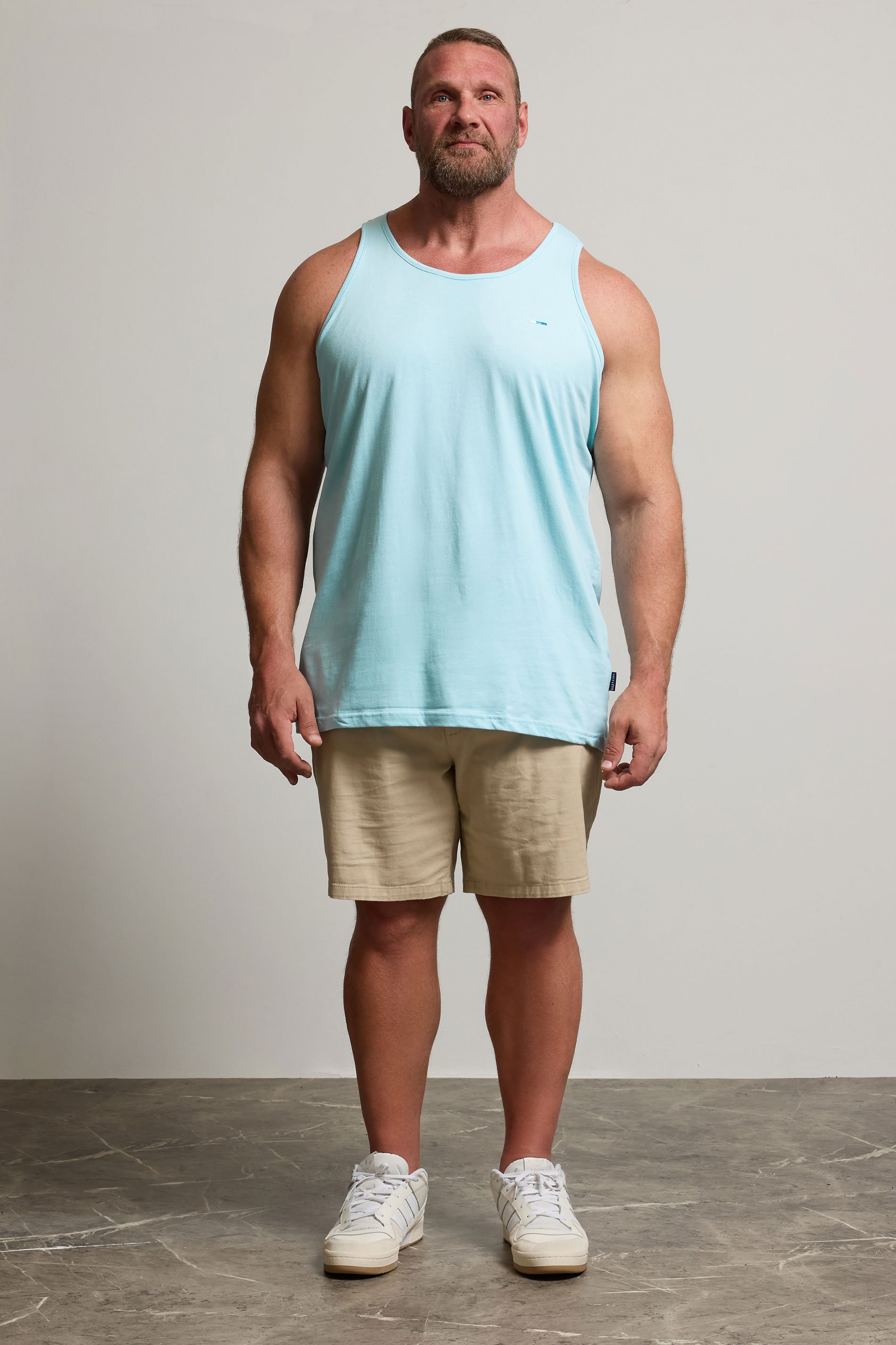 BadRhino Big & Tall Light Blue Vest Top | BadRhino 3