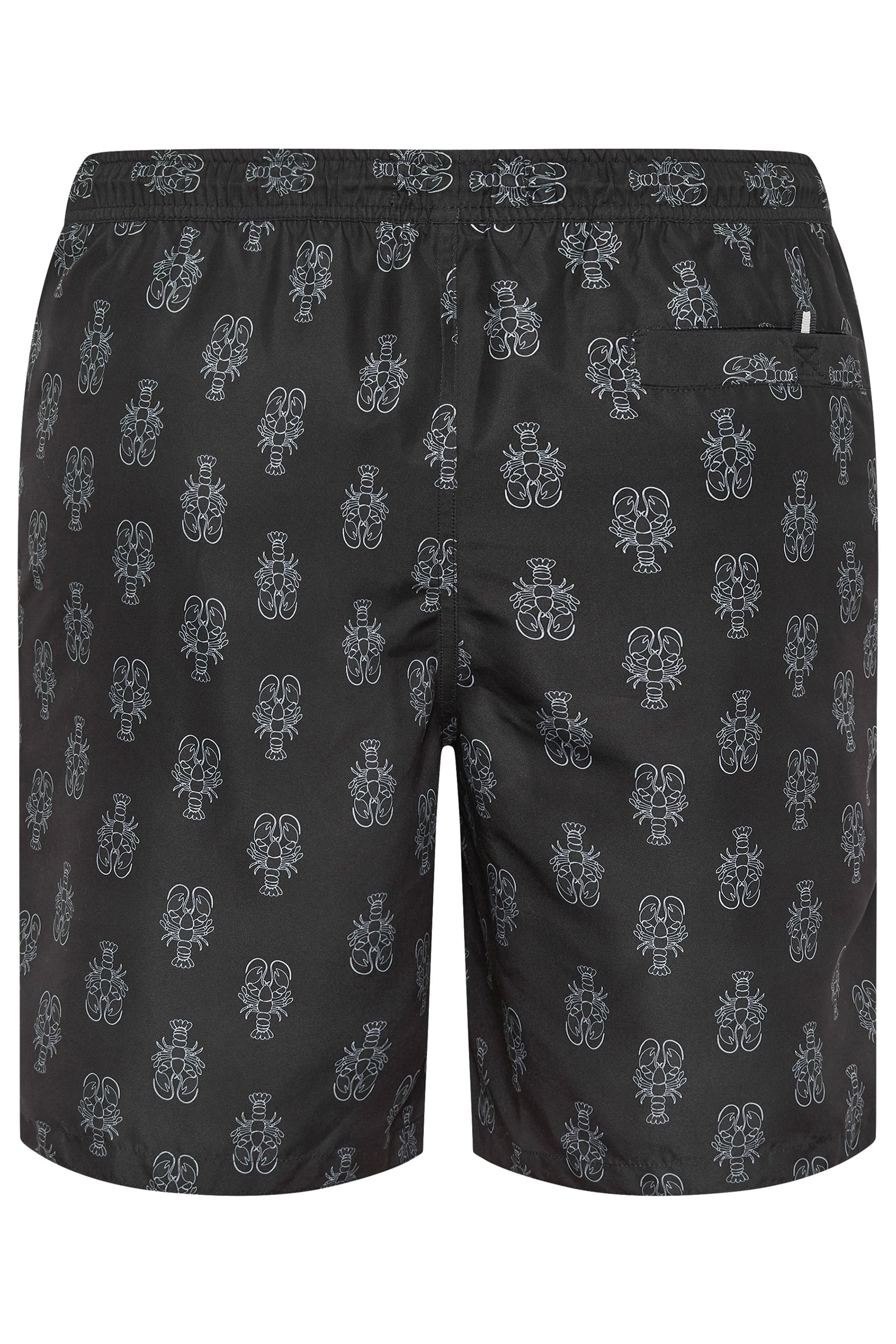 BadRhino Black Lobster Print Swim Shorts | BadRhino 6