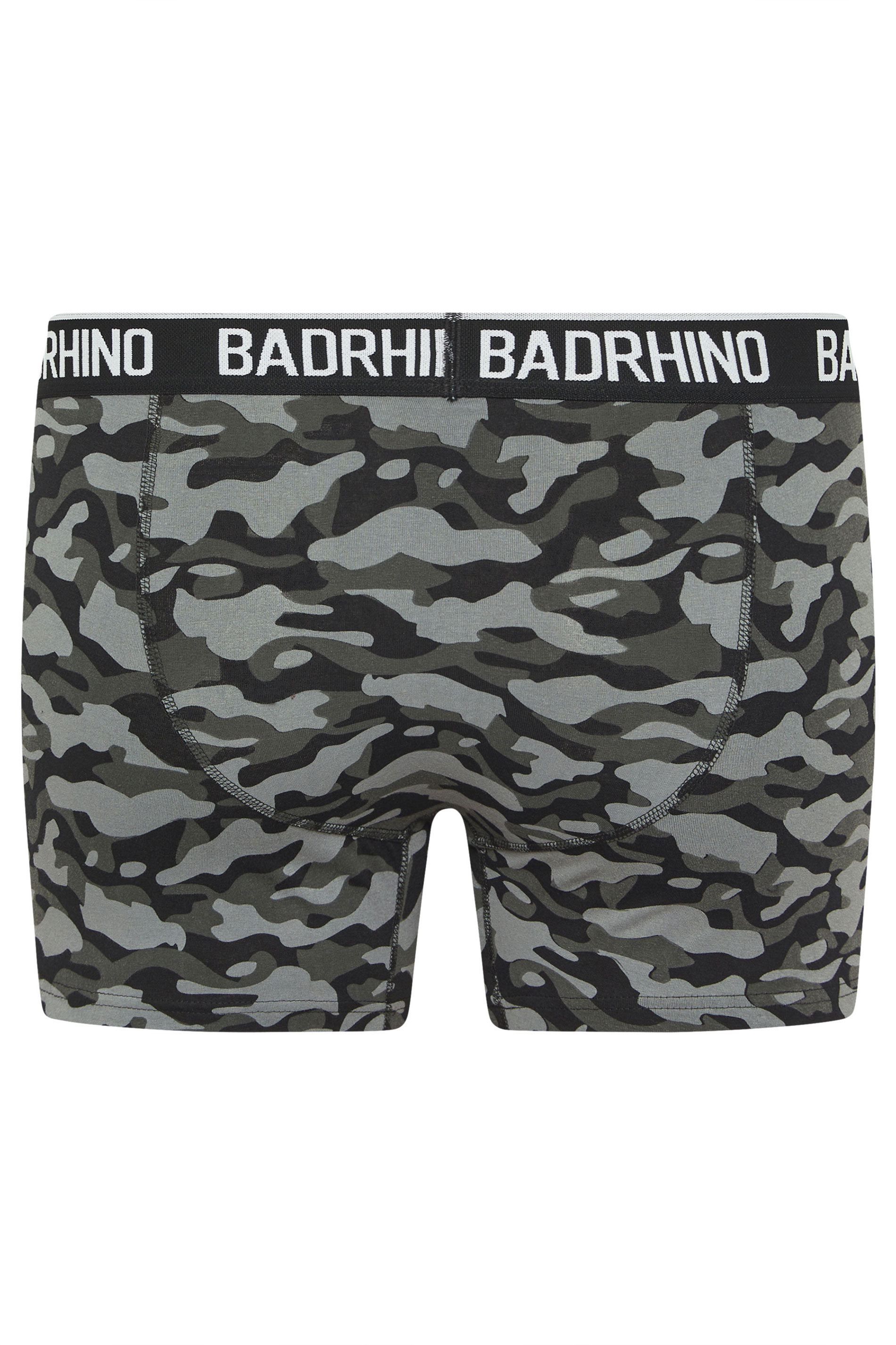 BadRhino Big & Tall 3 PACK Black/Grey/Green Camo Boxers | BadRhino 3
