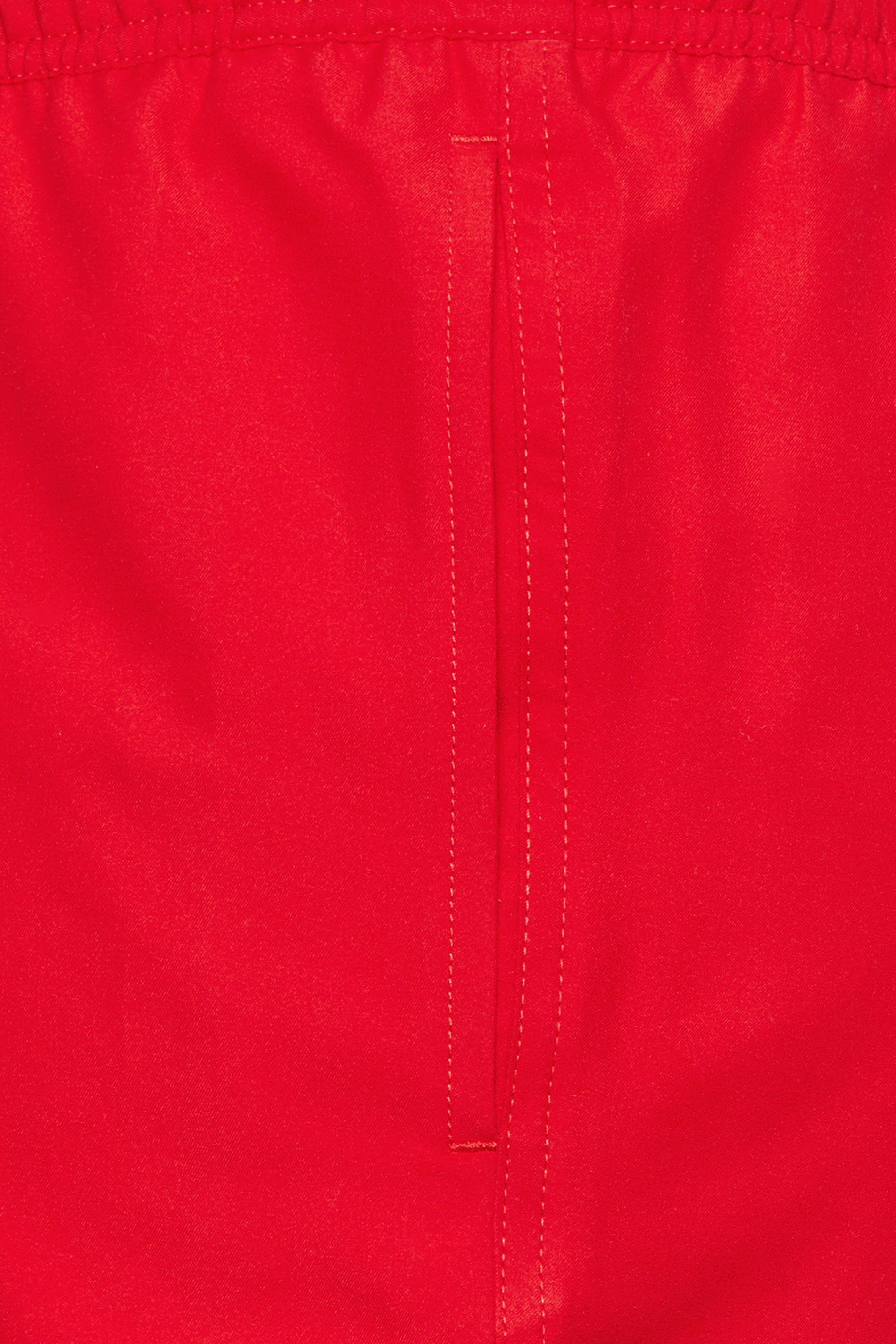 BadRhino Big & Tall Red Plain Swim Shorts | BadRhino 3