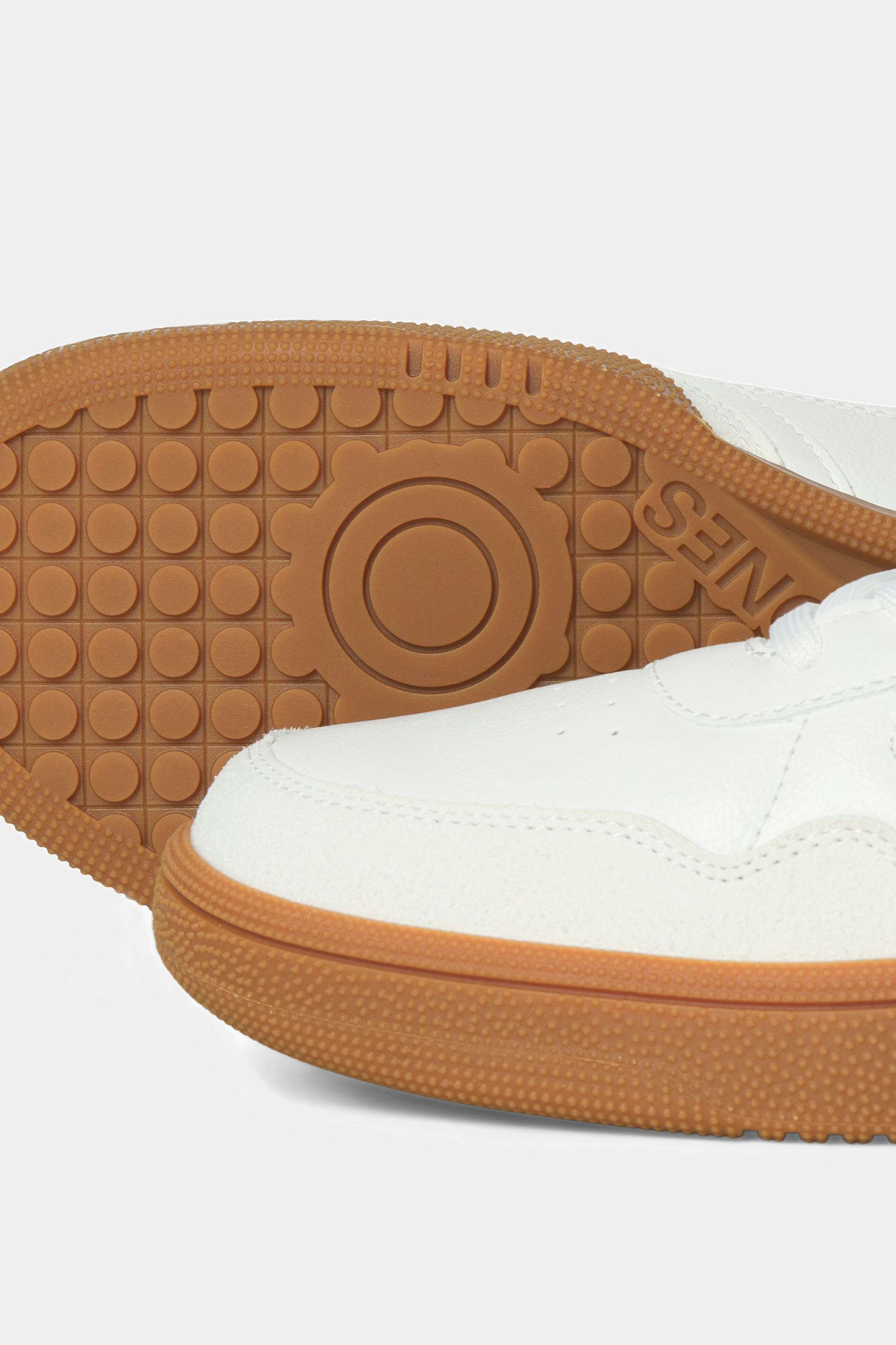 JACK & JONES White & Green Lace Up Trainers | BadRhino 4