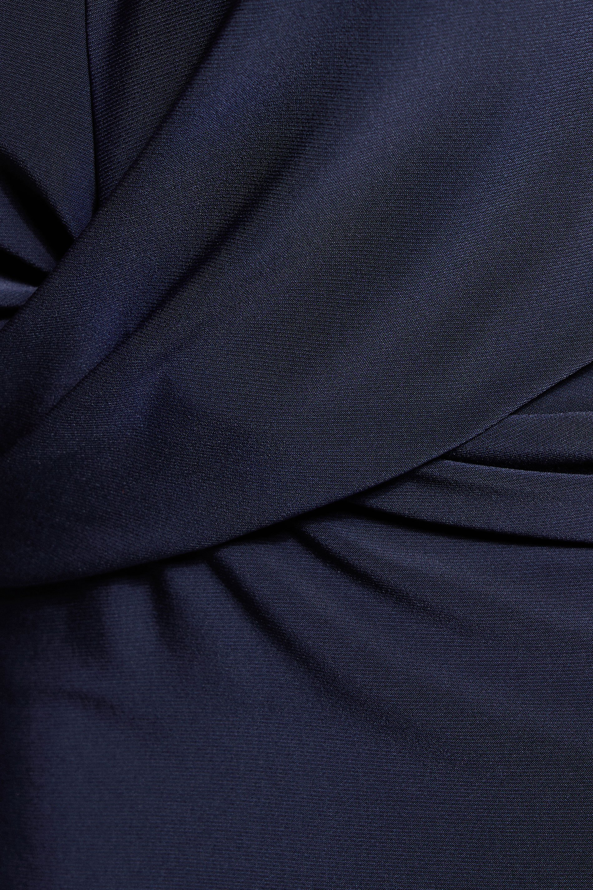 LTS Tall Navy Blue Ruched Bust Midi Dress | Long Tall Sally 4