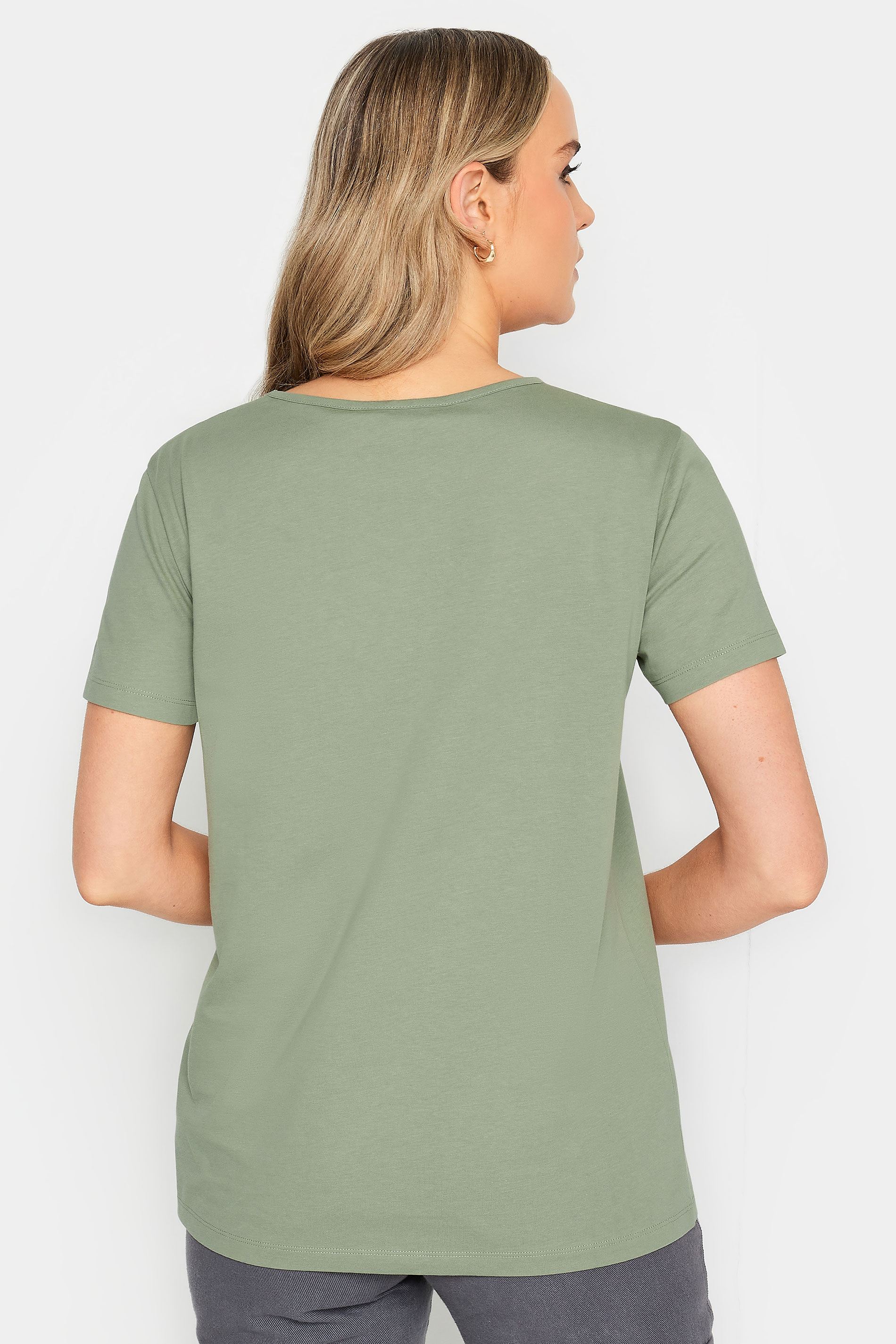 LTS Tall Sage Green 'New York' Print T-Shirt | Long Tall Sally  3