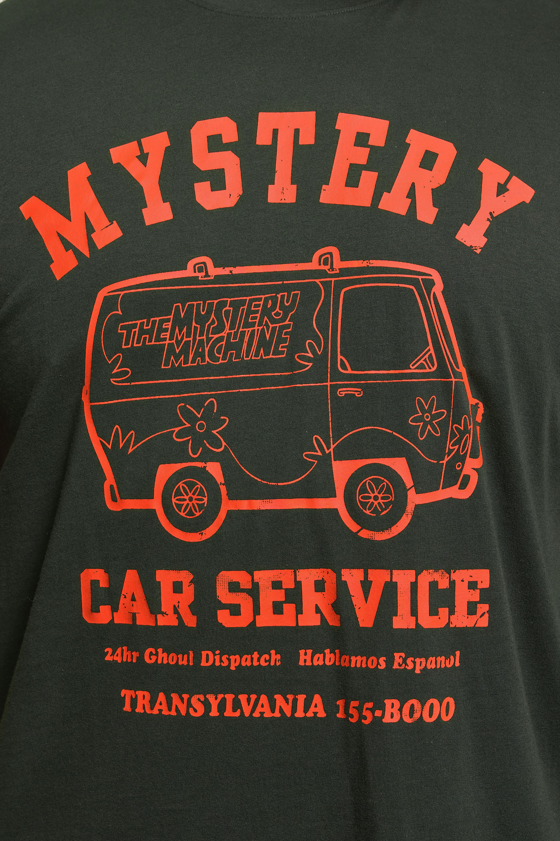 BadRhino Big & Tall Ebony Grey Scooby Doo Graphic T-Shirt | BadRhino 4