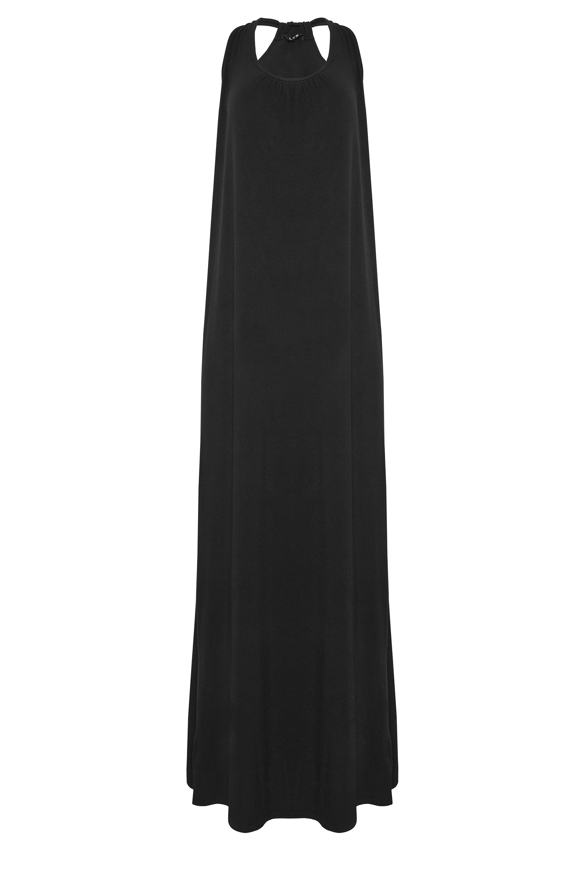 LTS Tall Women's Black Racer Back Maxi Dress | Long Tall Sally 6