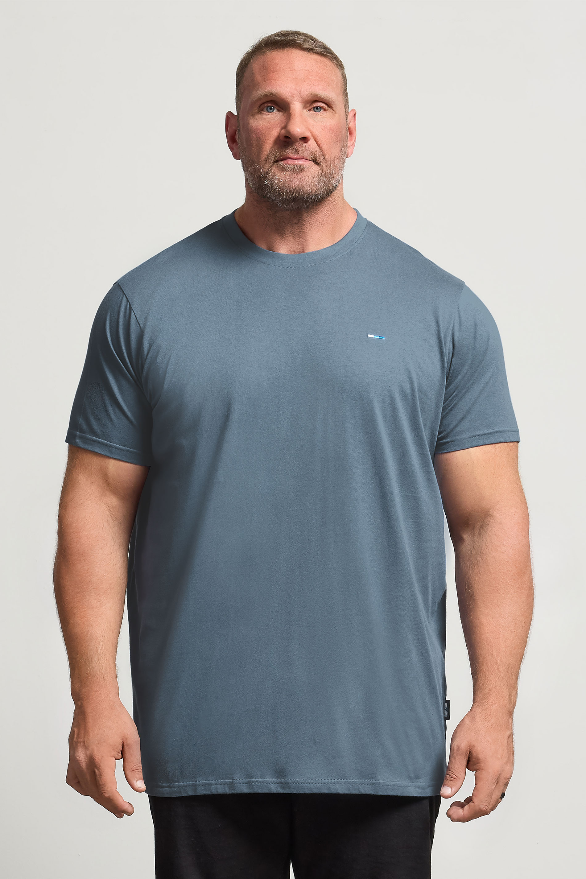 BadRhino Big & Tall 5 PACK Black/Green/Marshmellow White/Brown/Blue Extra Long T-Shirts | BadRhino 2