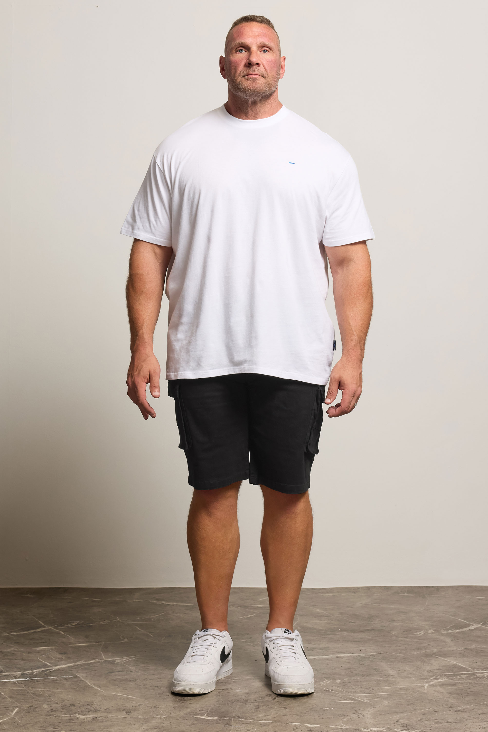 BadRhino Black Stretch Cargo Shorts | BadRhino 2