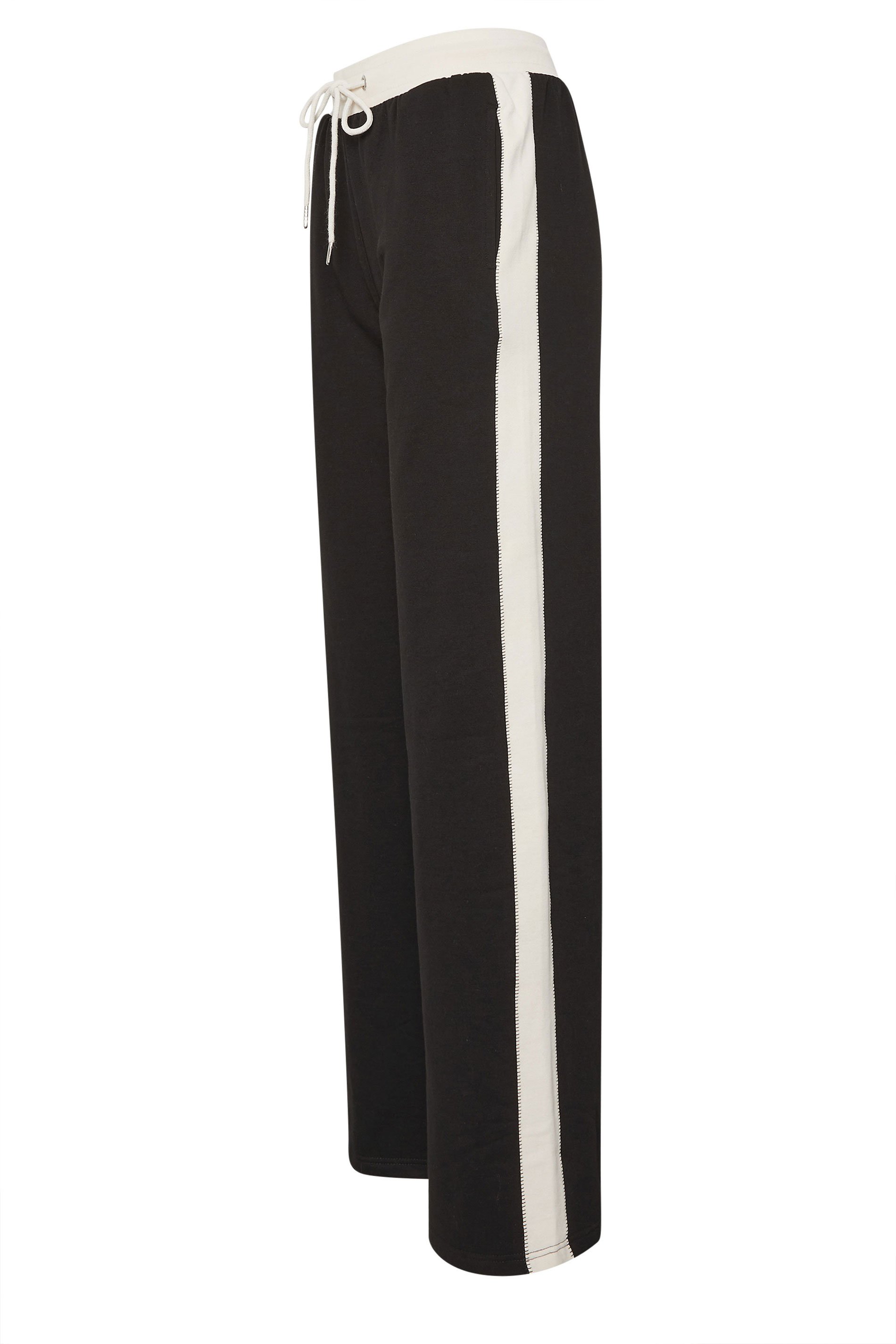 LTS Tall Black Contrast Stripe Jogger | Long Tall Sally 5