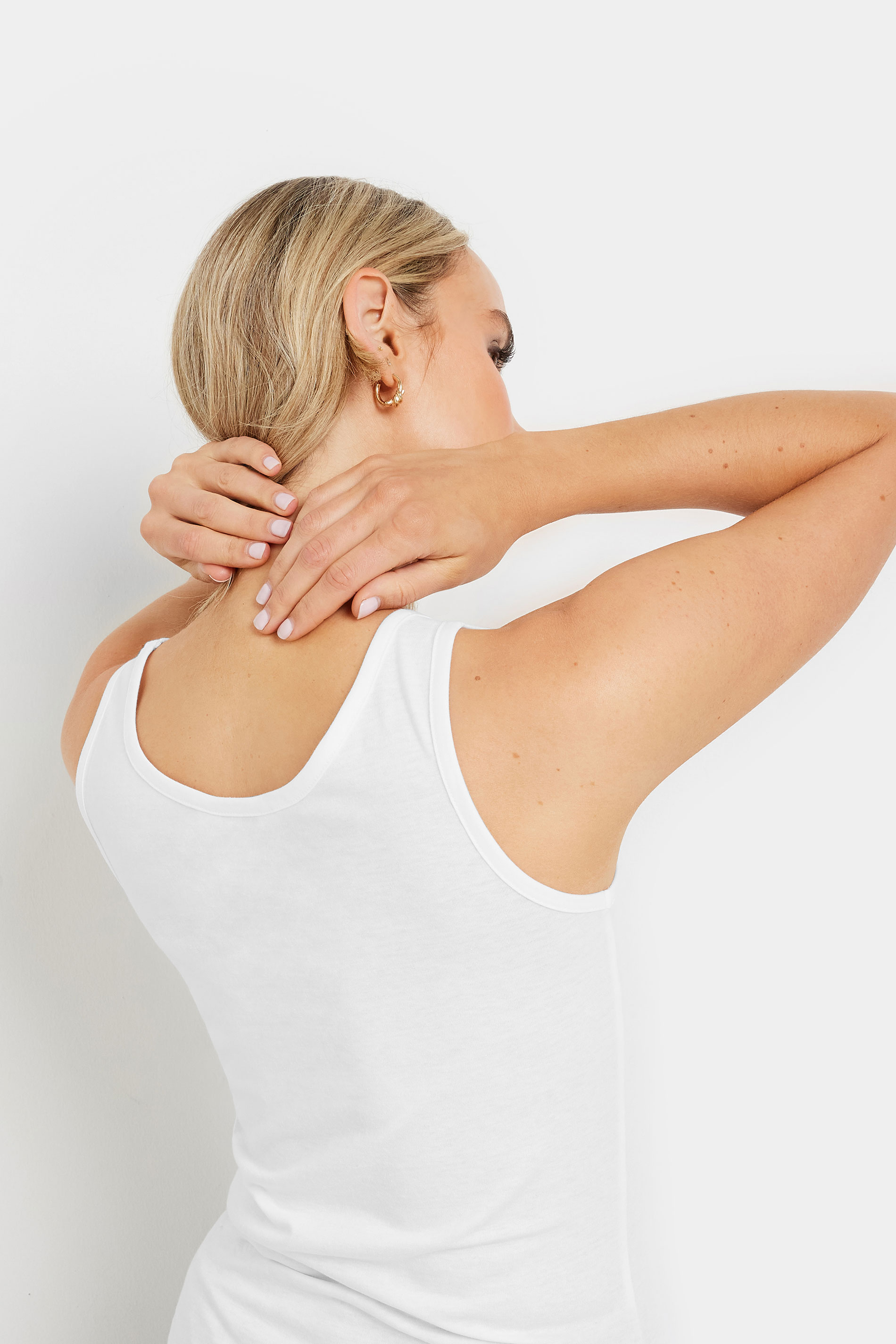 LTS 2 PACK Tall Women's Black & White Vest Tops | Long Tall Sally 7