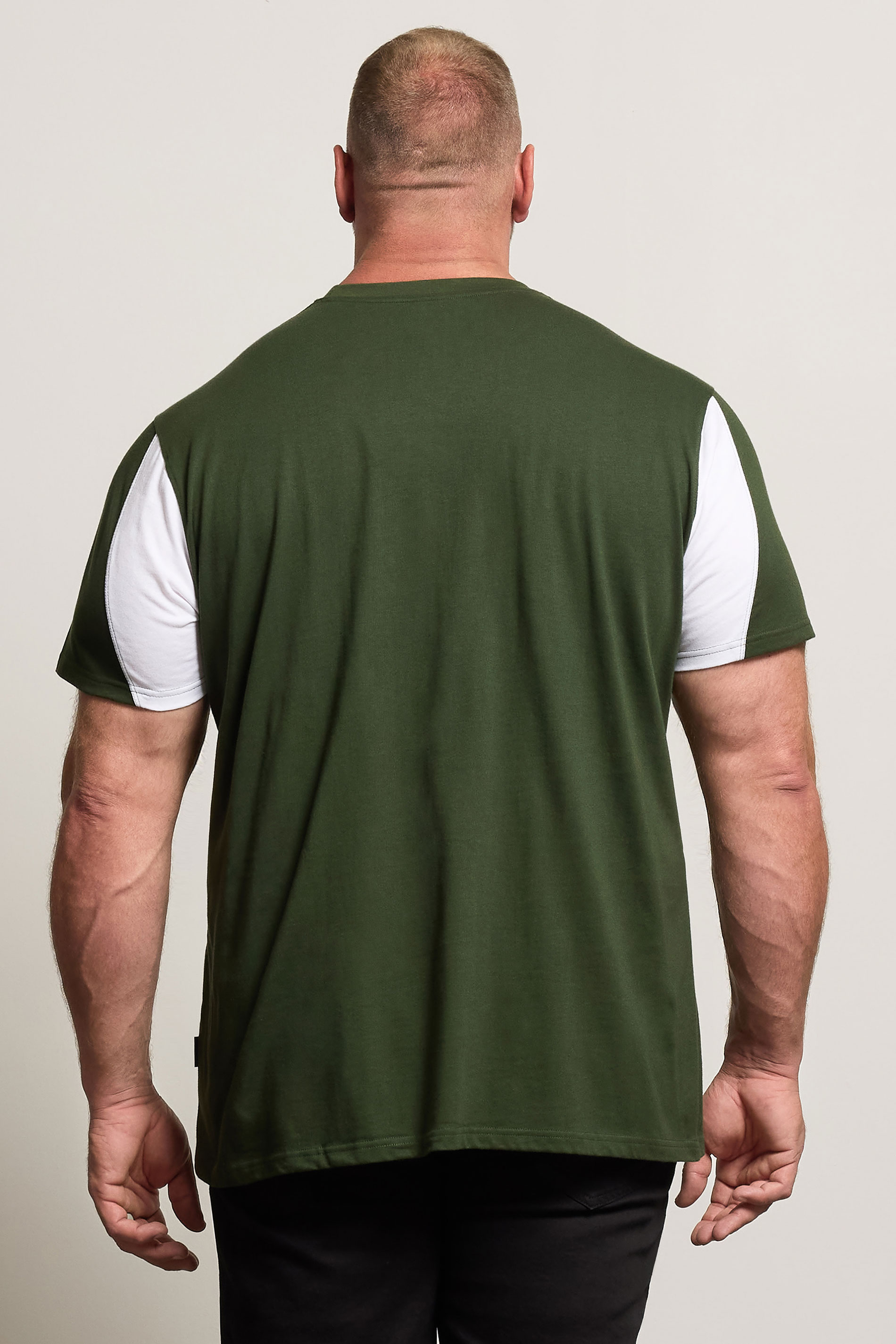 BadRhino Big & Tall Green Logo Cut & Sew T-Shirt | BadRhino 3