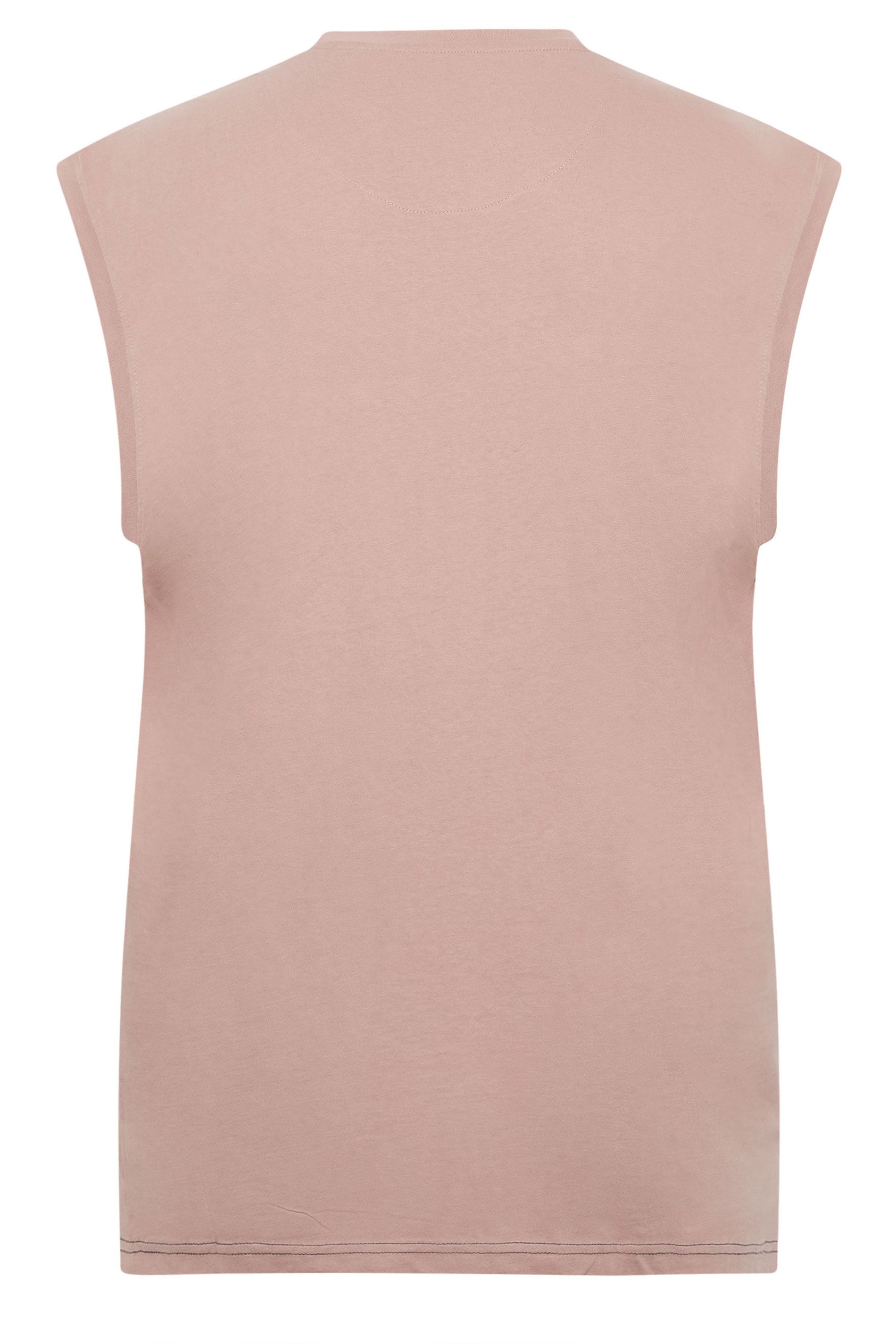 KAM Big & Tall  Pink South Coast Muscle Vest | BadRhino 4