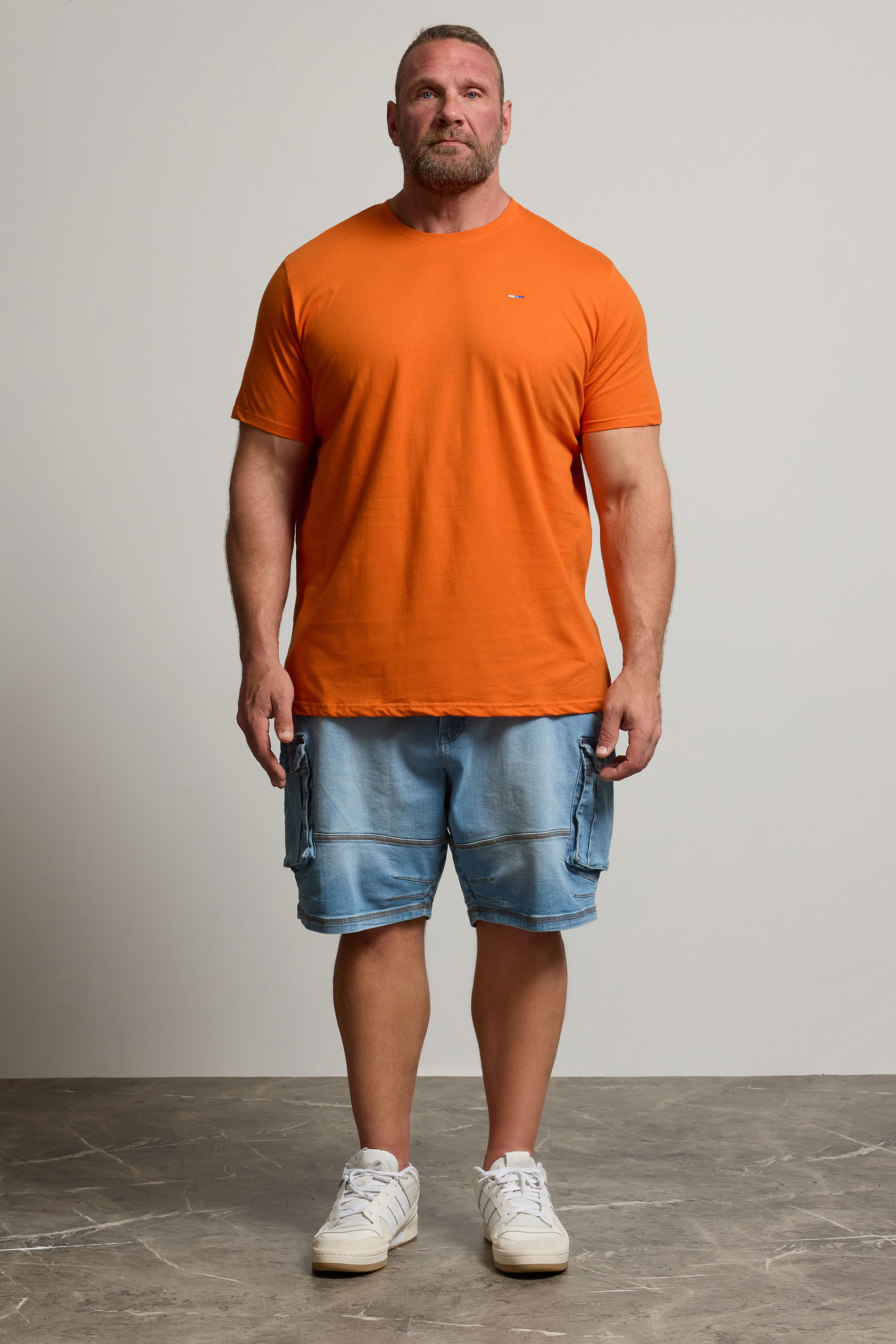 BadRhino Big & Tall Pumpkin Orange Core T-Shirt | BadRhino 3