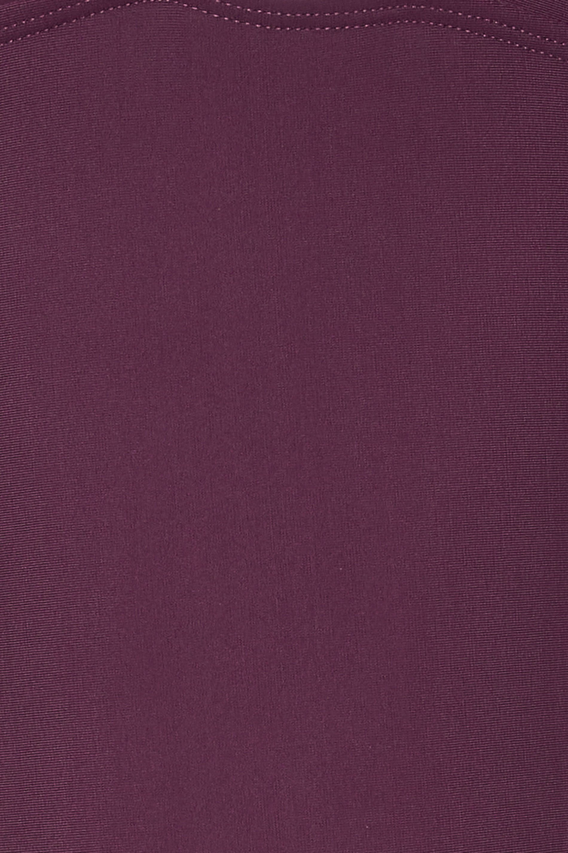 LTS Tall Burgundy Red Raffia Buckle Swimsuit | Long Tall Sally 6