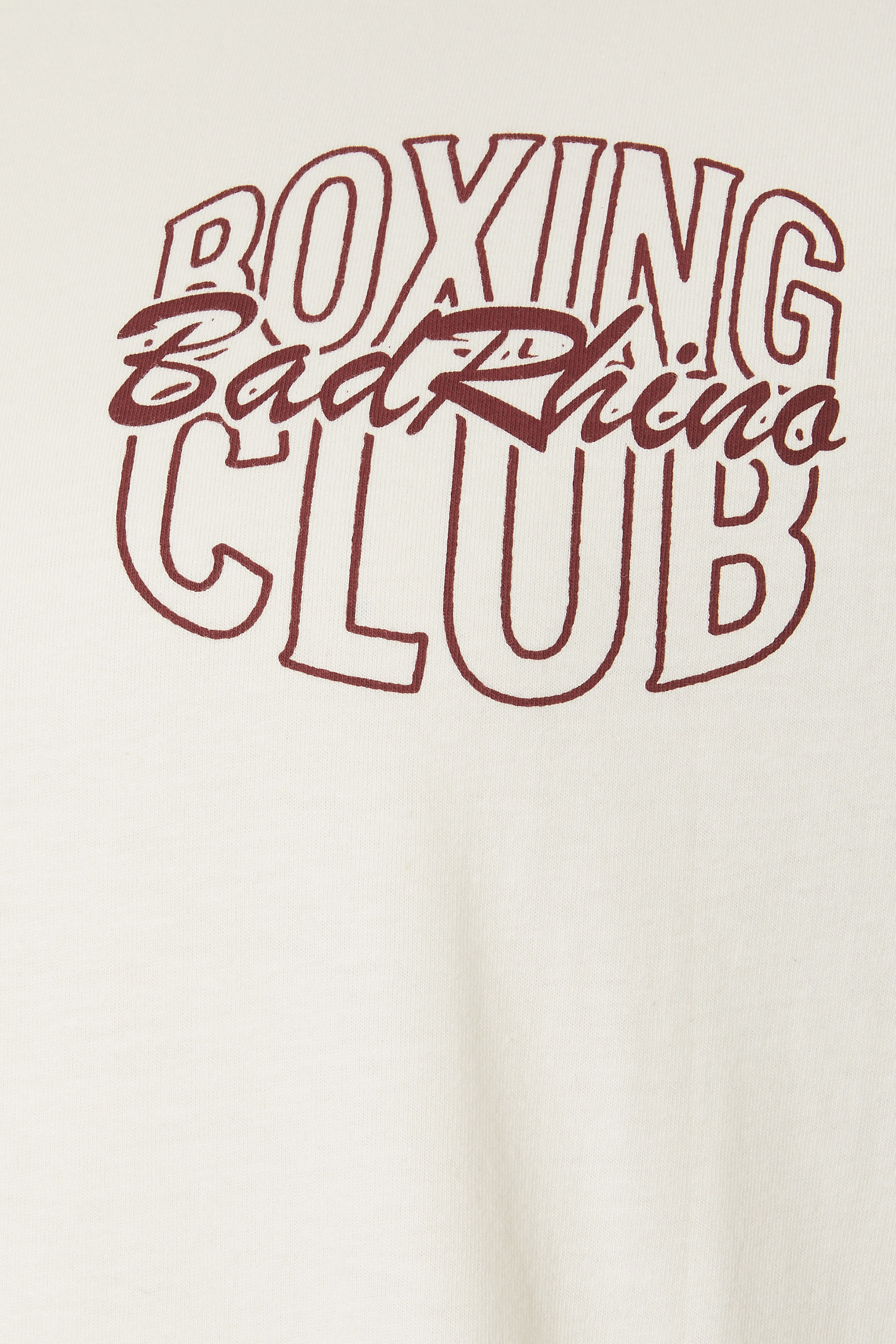 BadRhino Big & Tall Off White 'Boxing Club' Graphic T-Shirt | BadRhino 8