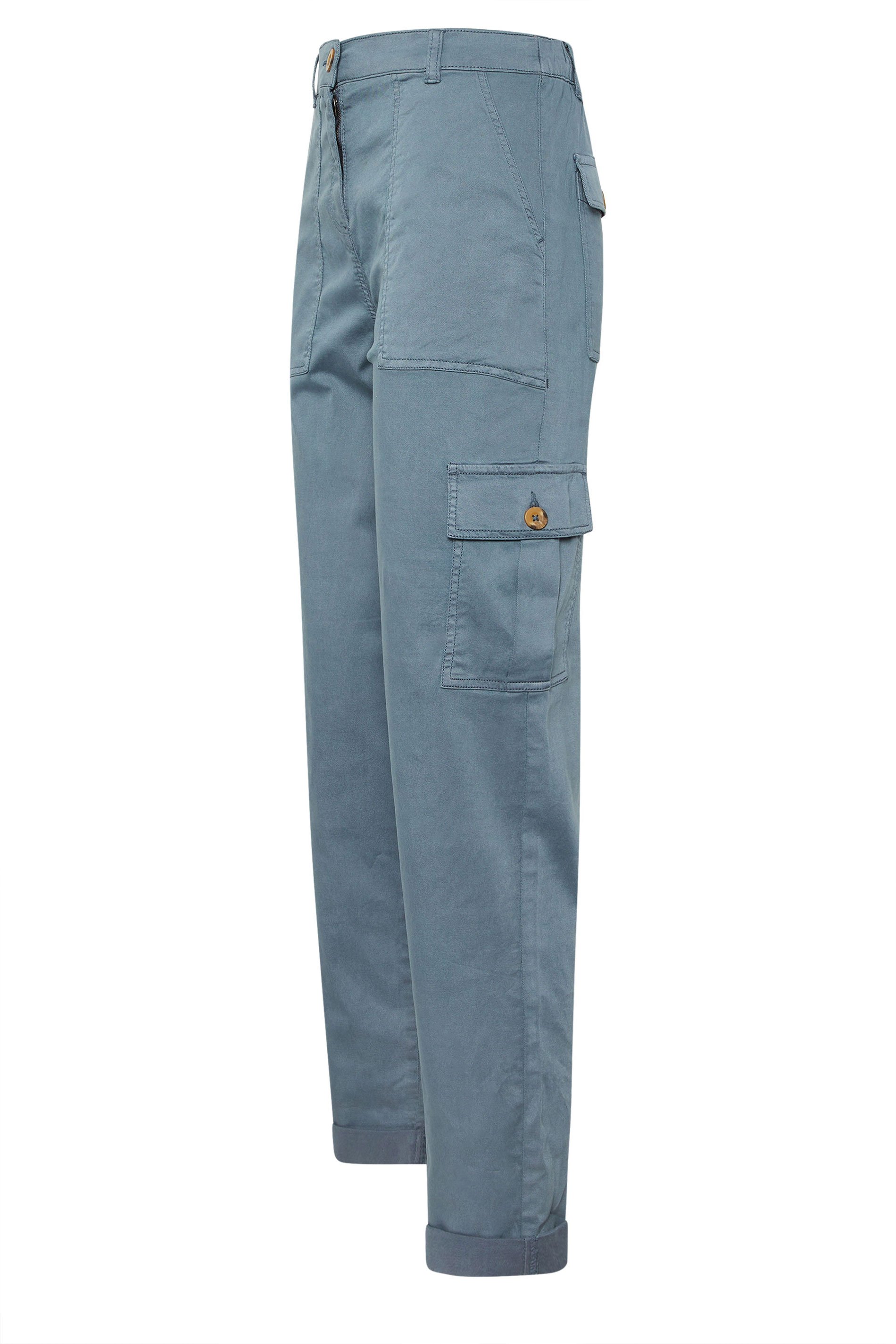 LTS MADE FOR GOOD Tall Blue Cargo Chino Jeans | Long Tall Sally 9