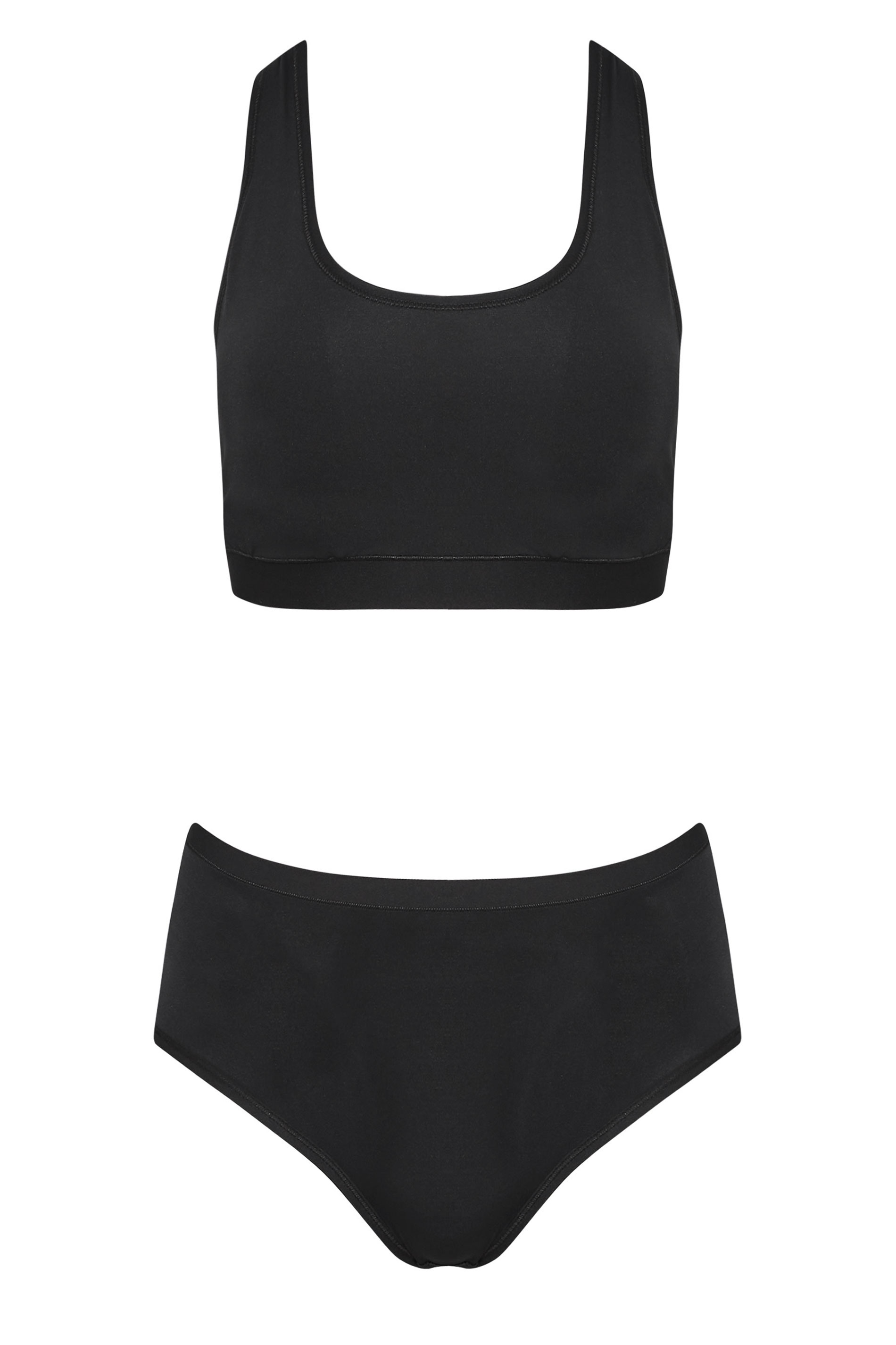 LTS Tall Women's Black Soft Touch Bralette Set | Long Tall Sally 4