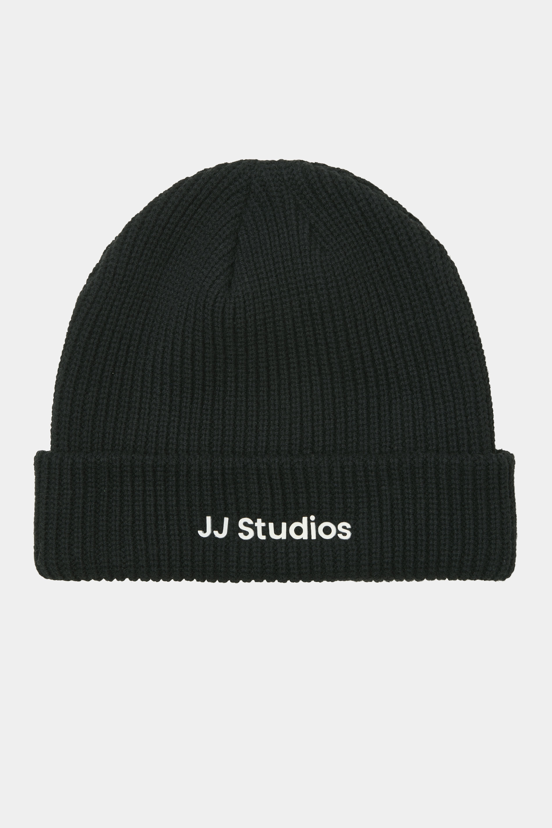 JACK & JONES Big & Tall Black Studio Beanie | BadRhino 1