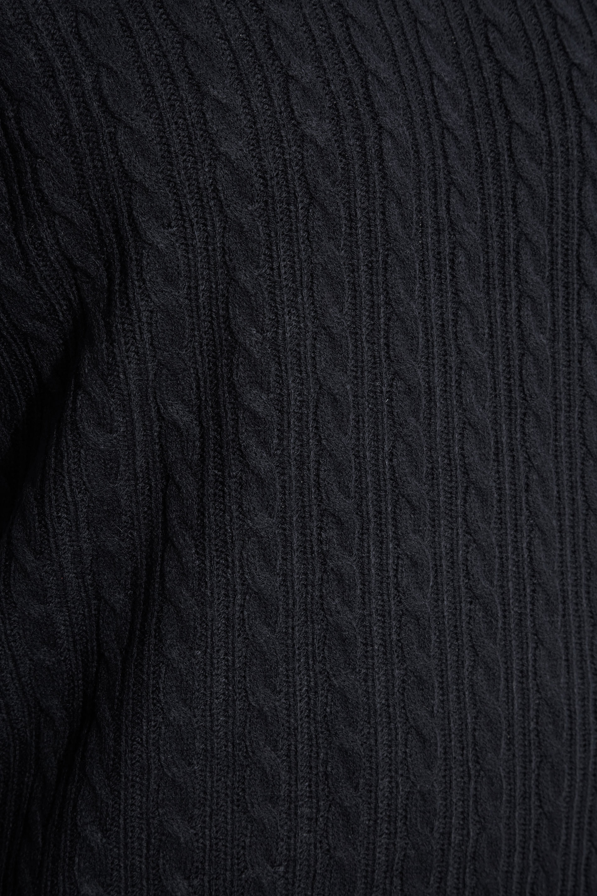 BadRhino Navy Blue Essential Cable Knitted Jumper | BadRhino 2