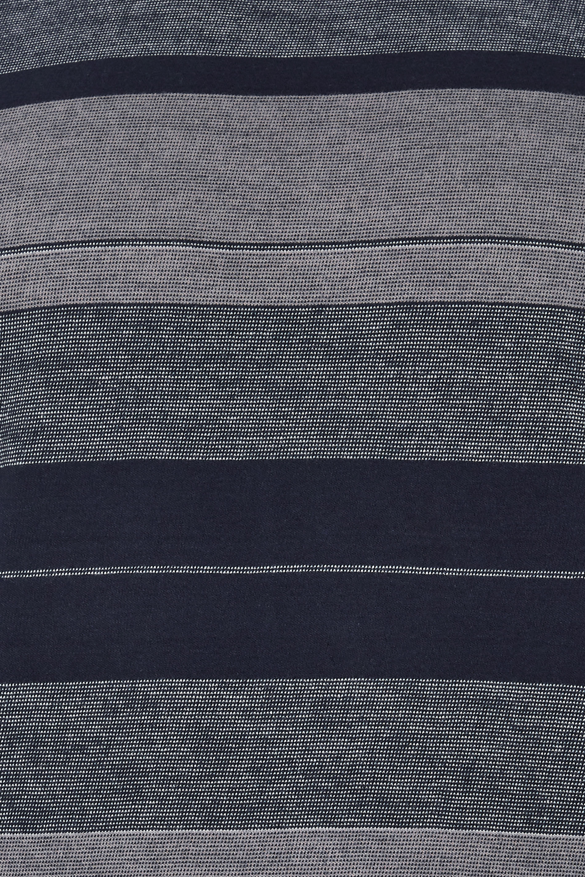 BadRhino Big & Tall Navy Blue Colourblock Stripe T-Shirt | BadRhino 2