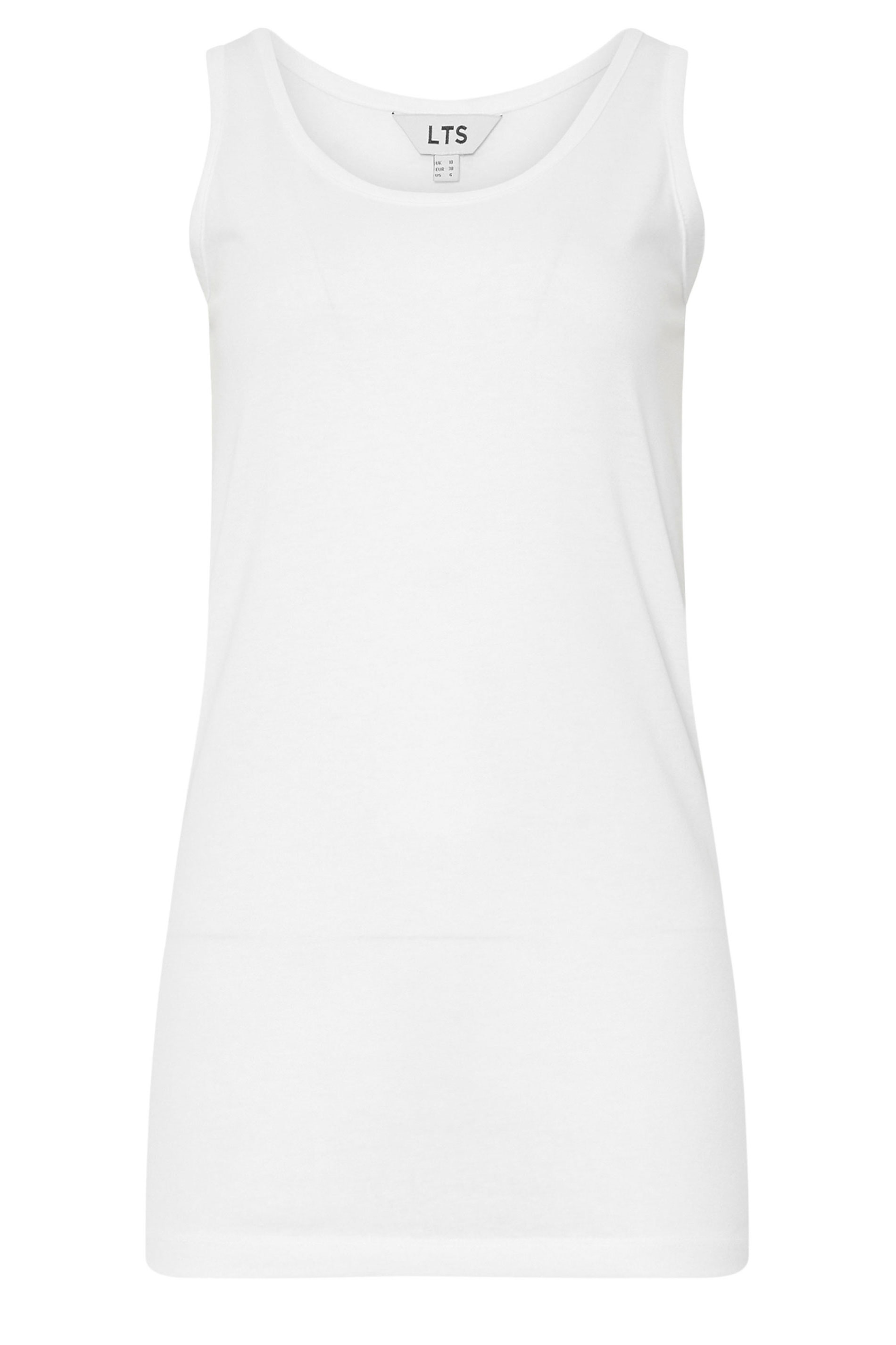 LTS 2 PACK Tall Women's Black & White Vest Tops | Long Tall Sally 10