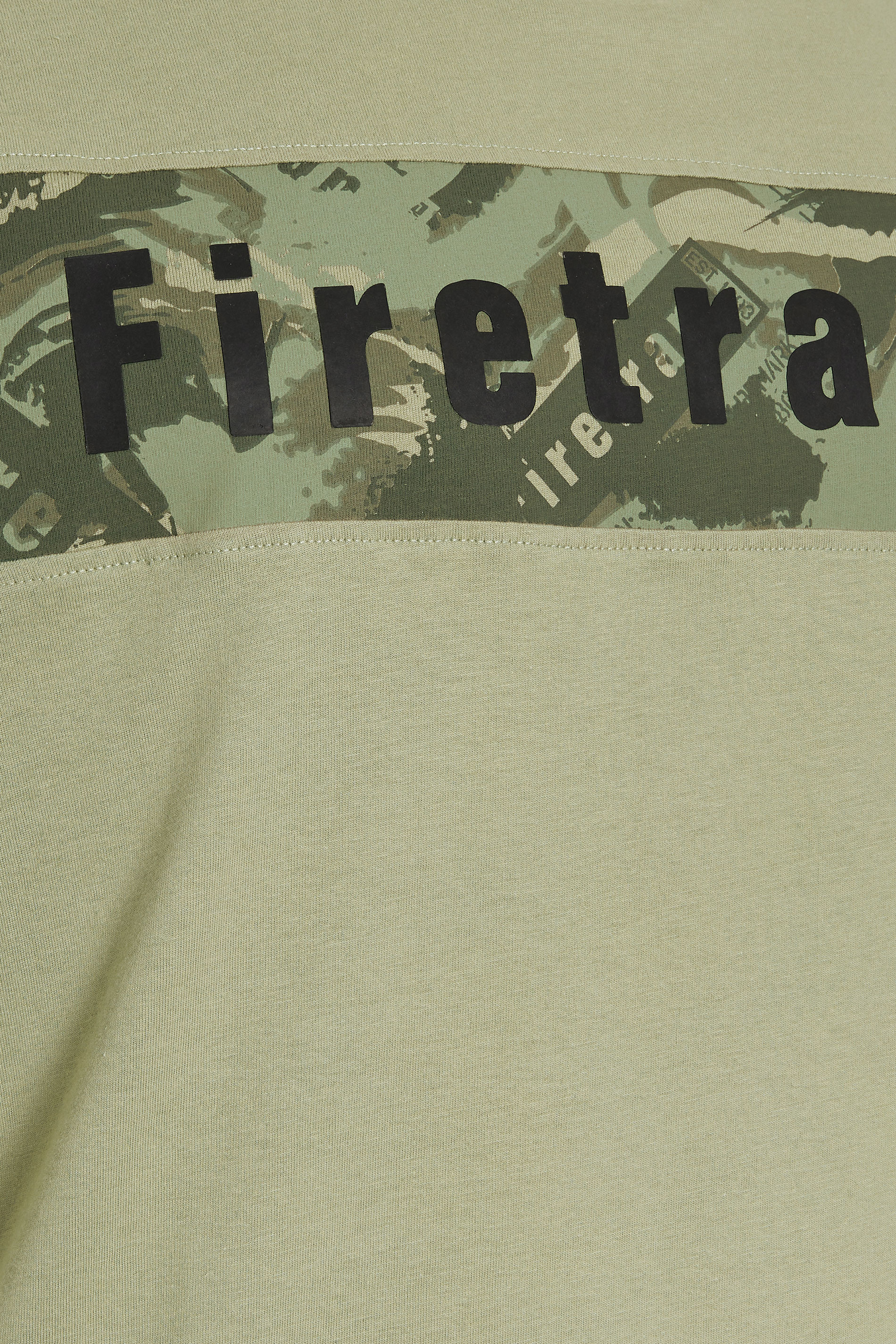 FIRETRAP Big & Tall Green Logo Print T-Shirt | BadRhino 3