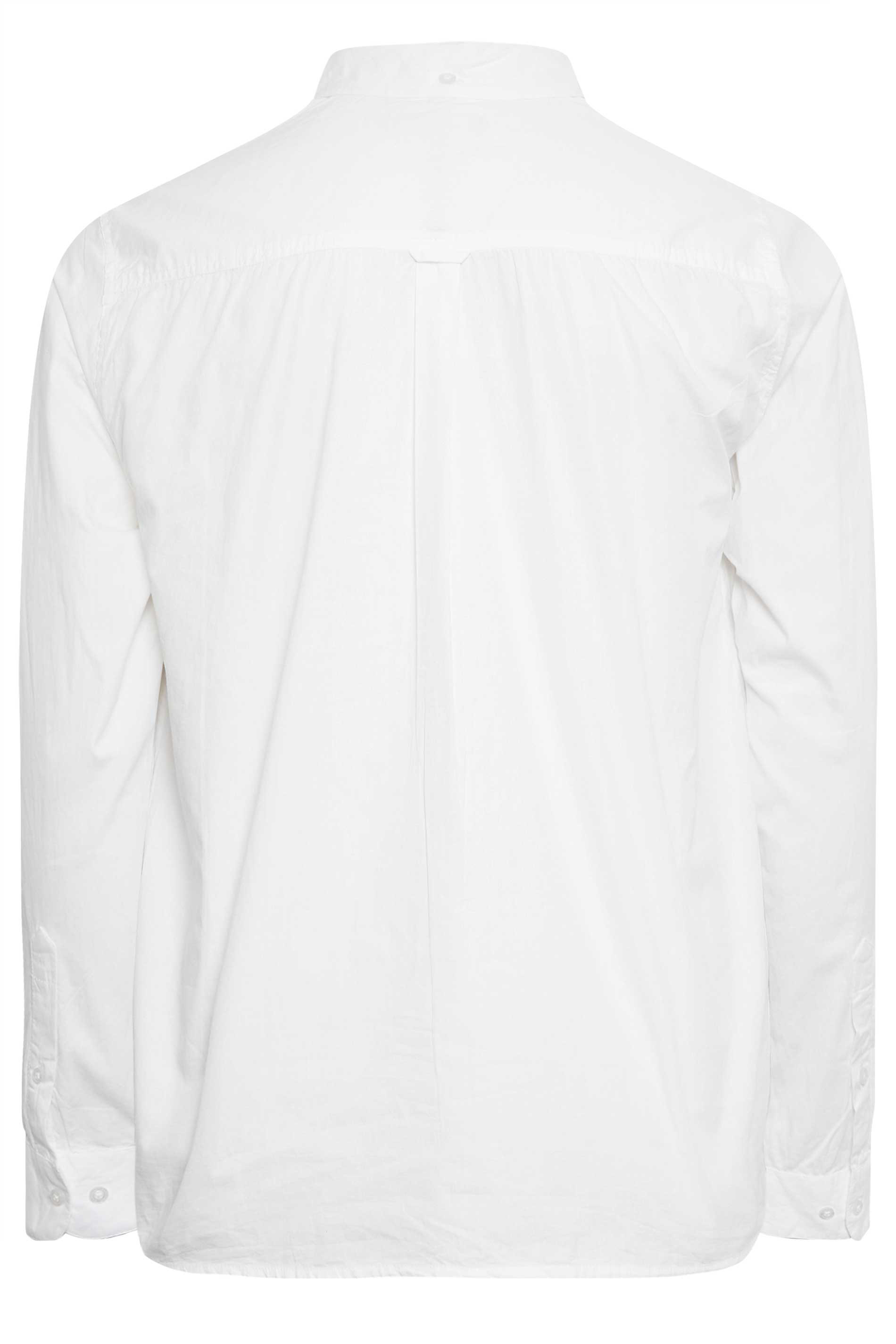 BadRhino Big & Tall White Poplin Shirt | BadRhino 7