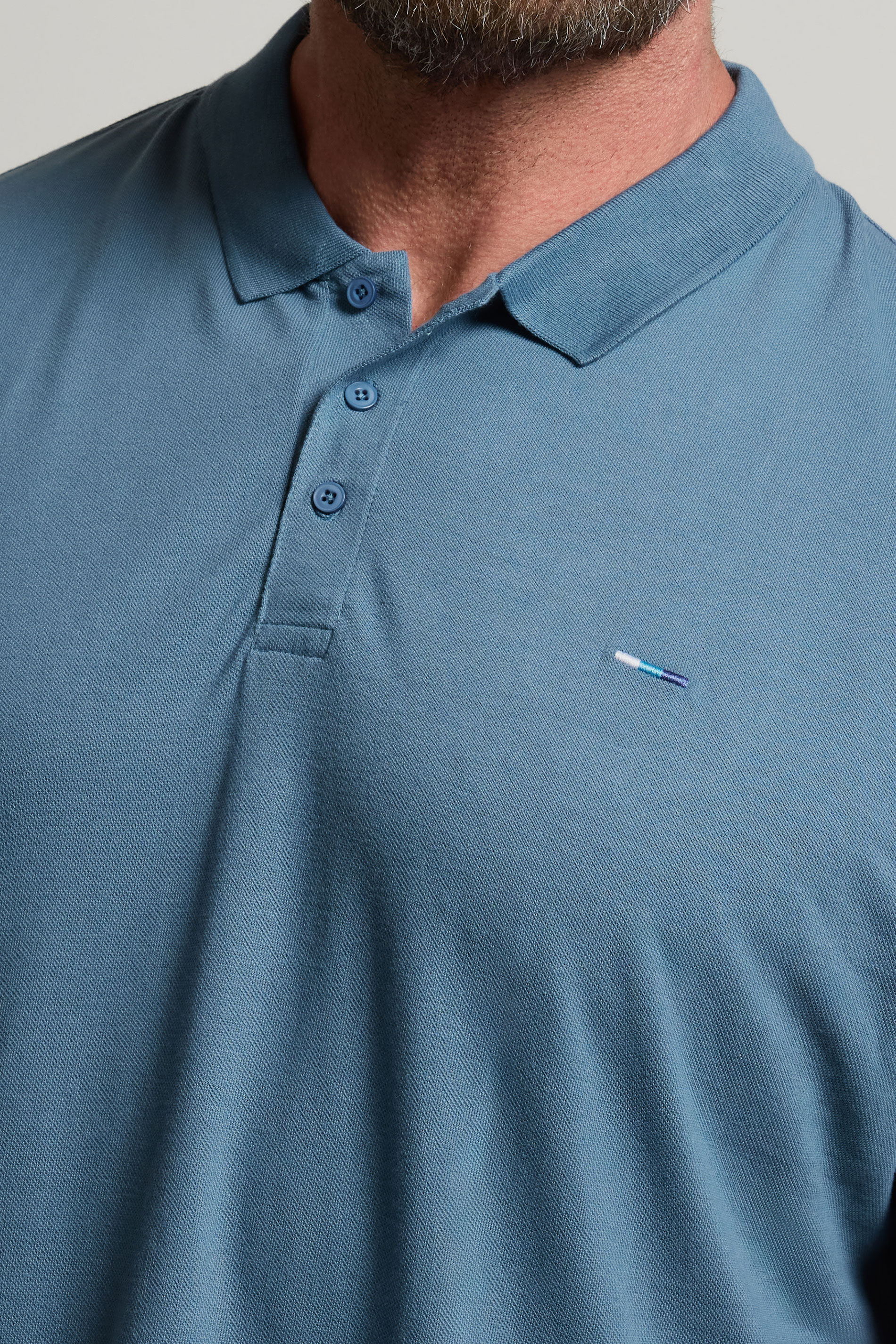 BadRhino Big & Tall Blue Core Polo Shirt | BadRhino 4