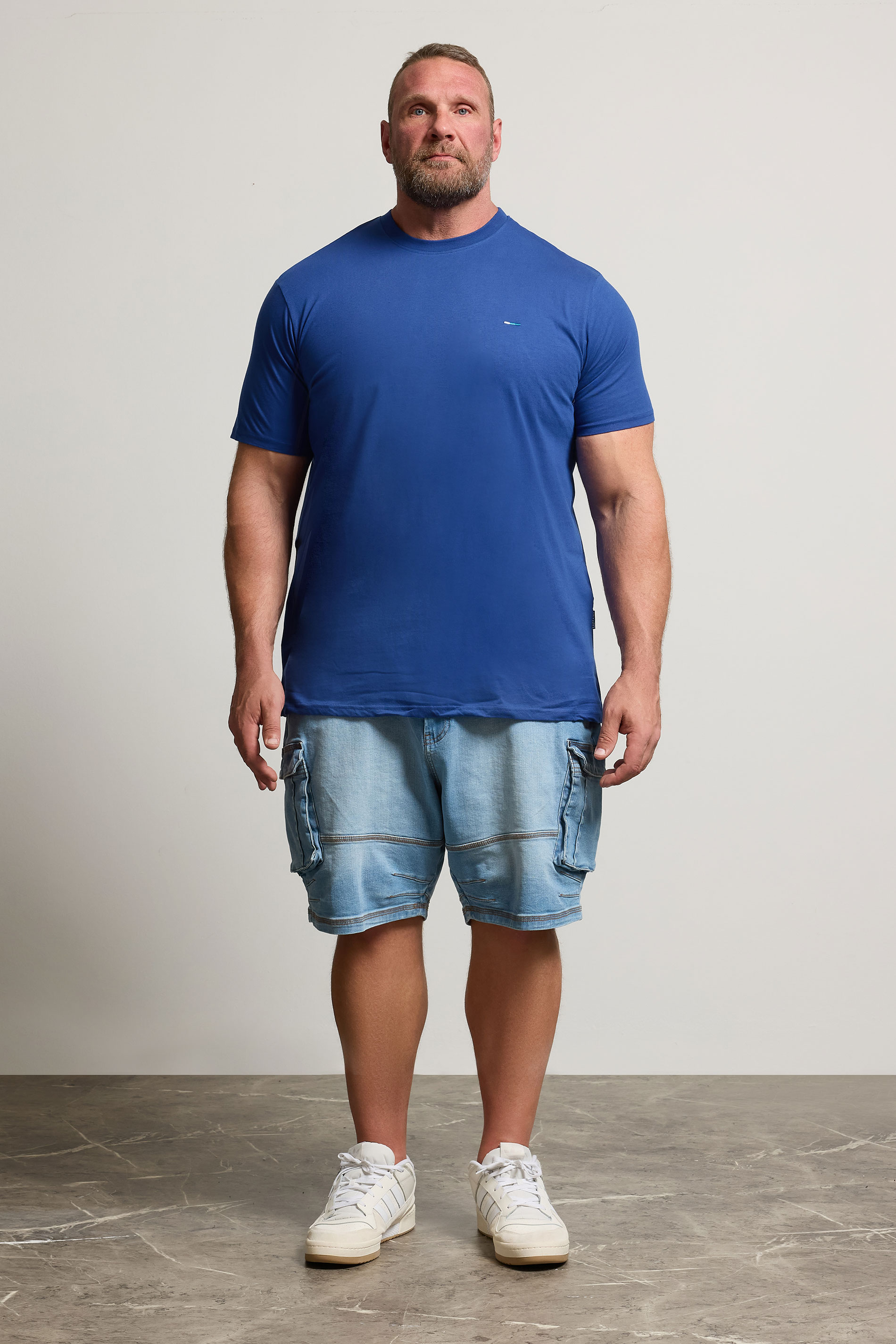 BadRhino Big & Tall 5 PACK Blue & Black Core T-Shirts | BadRhino  3