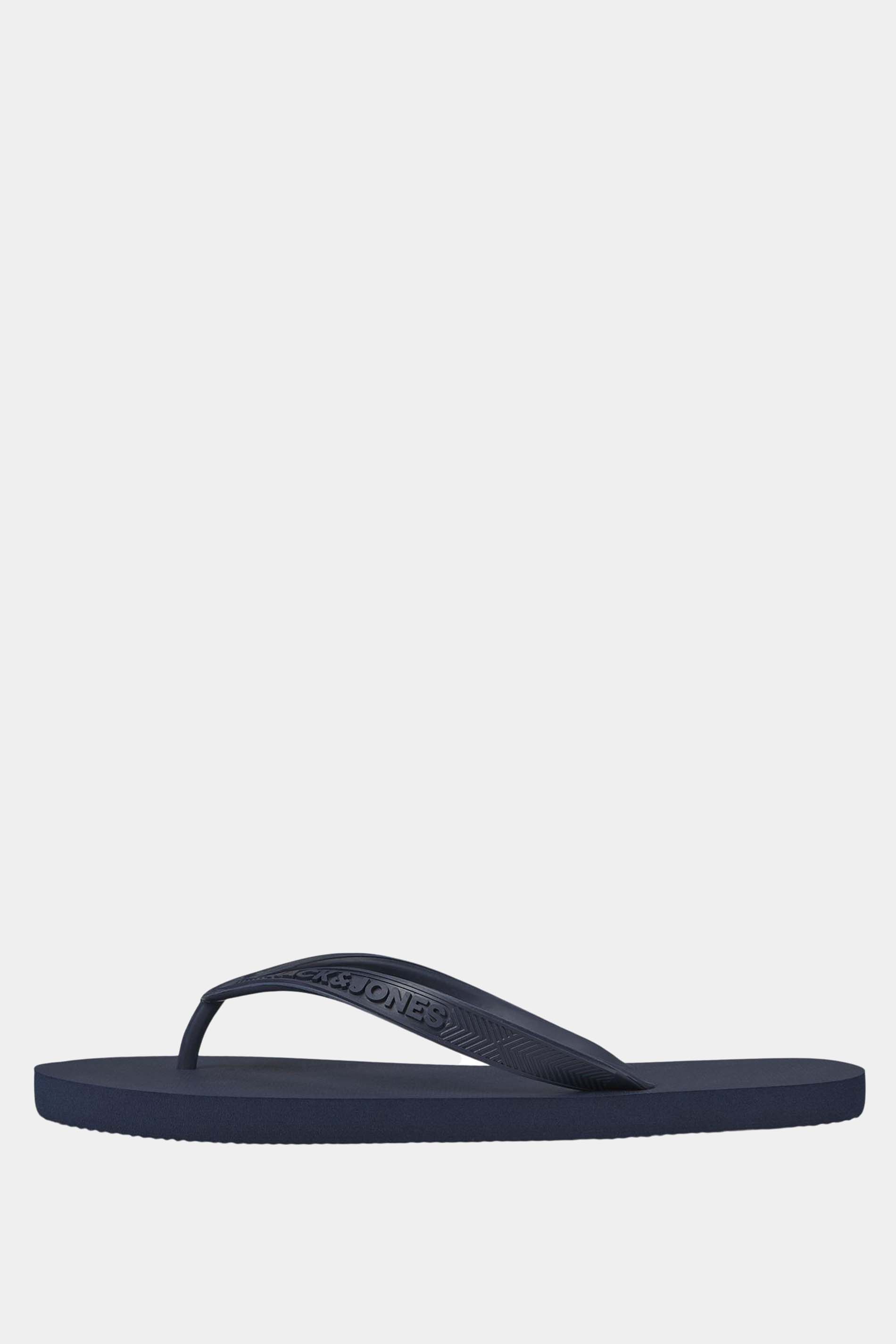 JACK & JONES Navy Blue Basic Flip Flops | BadRhino 3