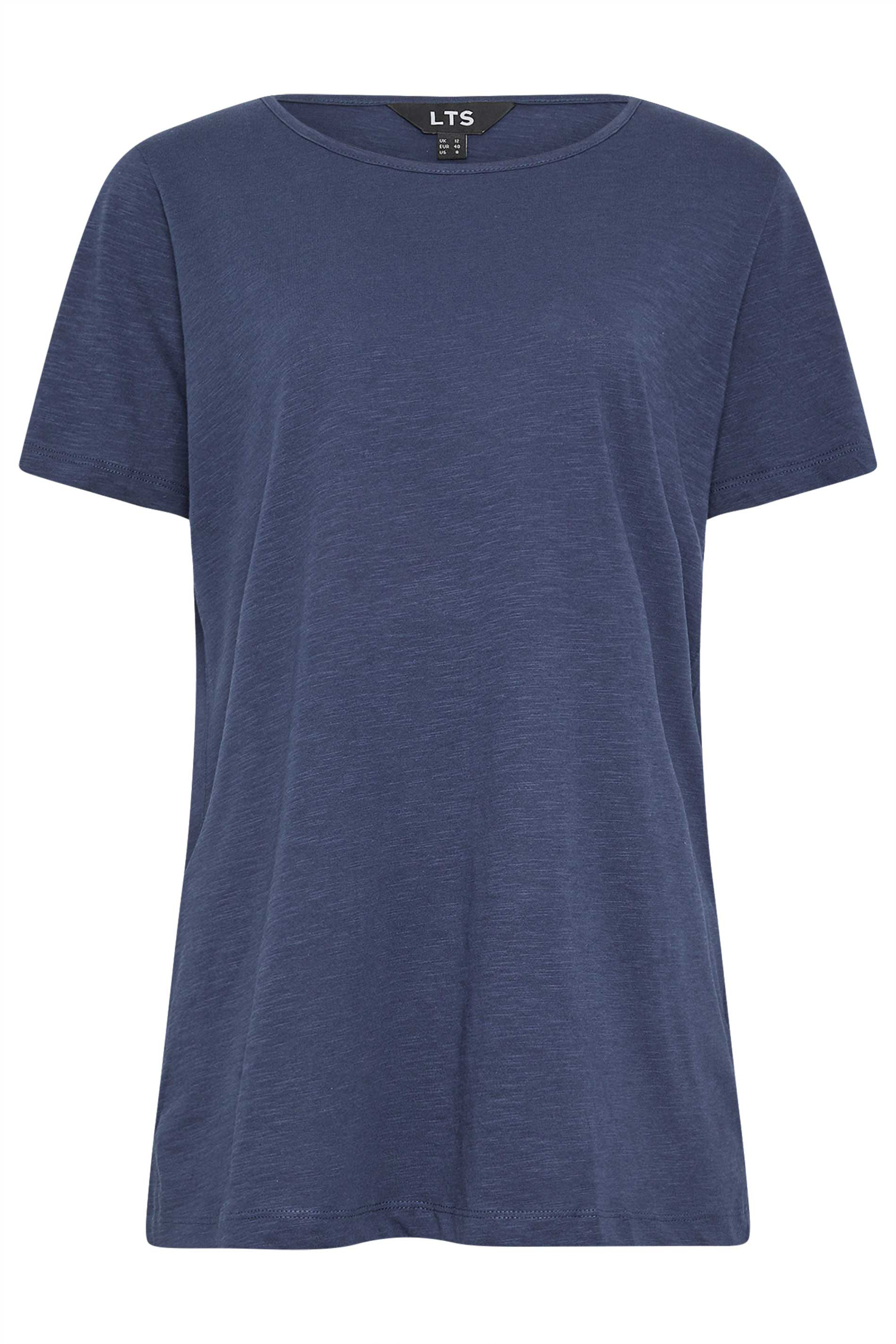 LTS Tall Womens 2 PACK Navy Blue & Pink Short Sleeve T-Shirts | Long Tall Sally 9