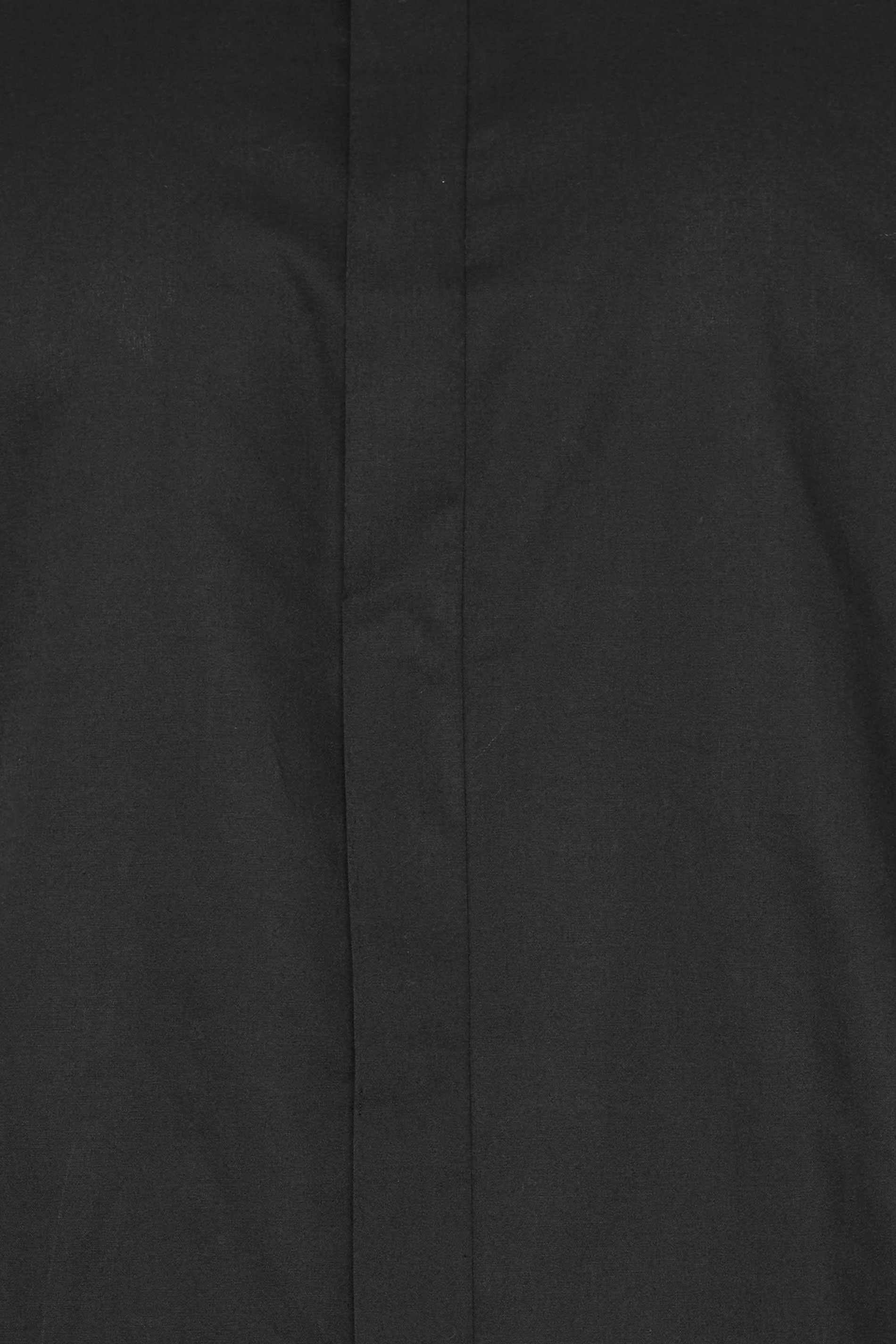 BadRhino Big & Tall Black Wing Collar Formal Shirt | BadRhino 2