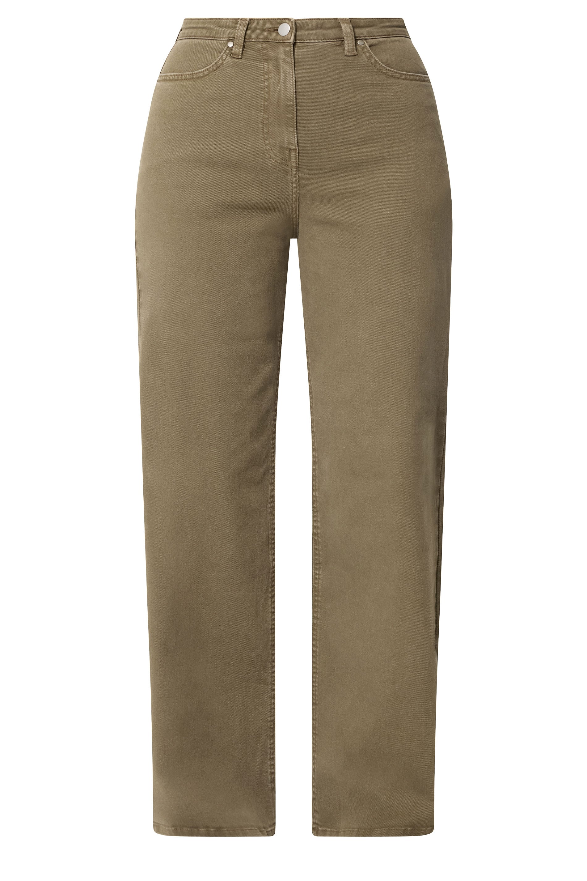 LTS Tall Women's Mocha Brown Washed Wide Leg Jeans | Long Tall Sally 5