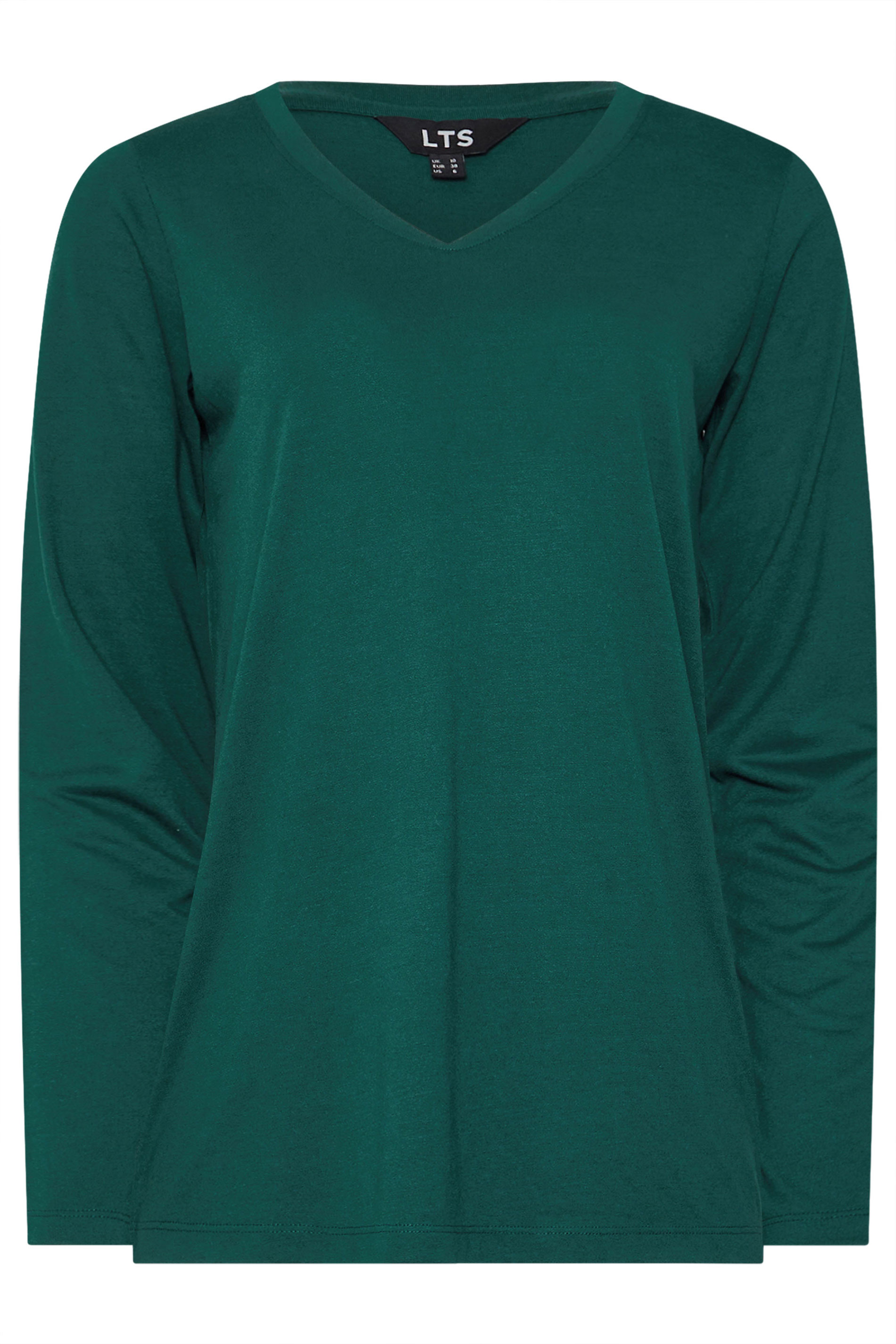 LTS PREMIUM Tall 2 PACK Burgundy Red & Green V-Neck Tops | Long Tall Sally 9